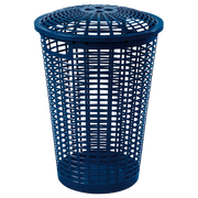 Cesta para Ropa Redonda Azul Navy RIMAX con Manijas