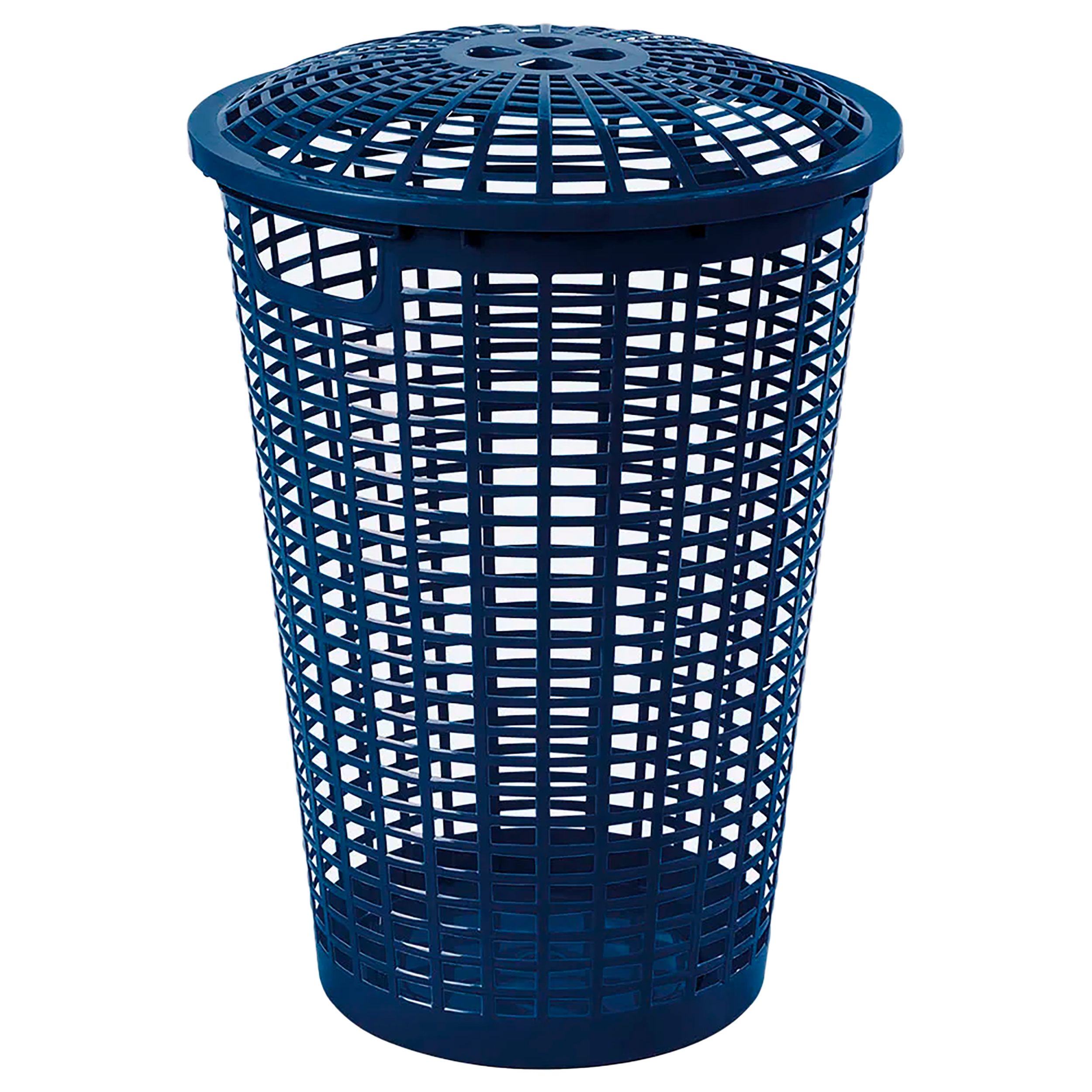 Cesta para Ropa Redonda Azul Navy RIMAX con Manijas
