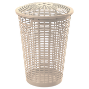 Cesta para Ropa Redonda Taupe RIMAX con Manijas