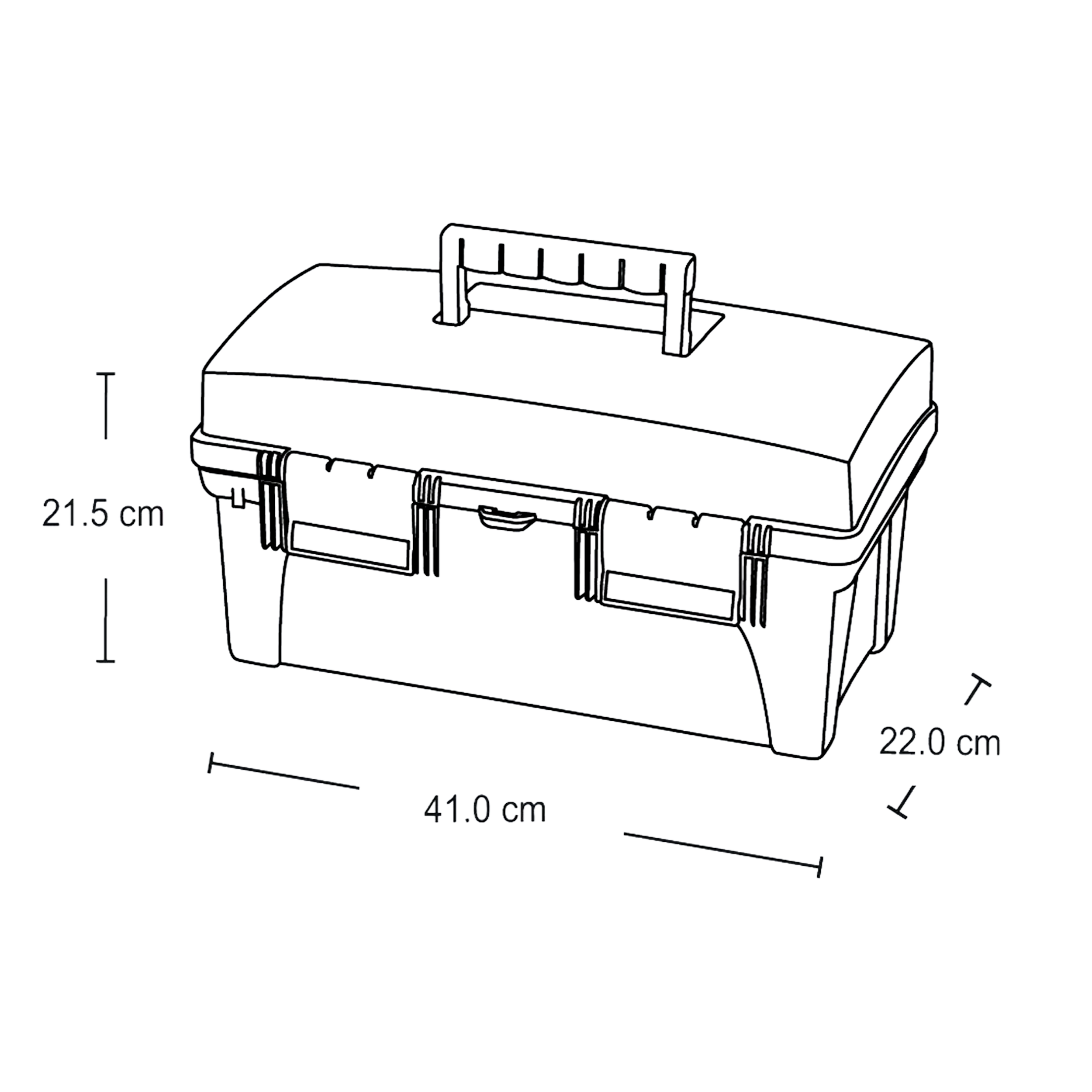 CAJA HERRAMINETAS 16 BO NG RIMAX