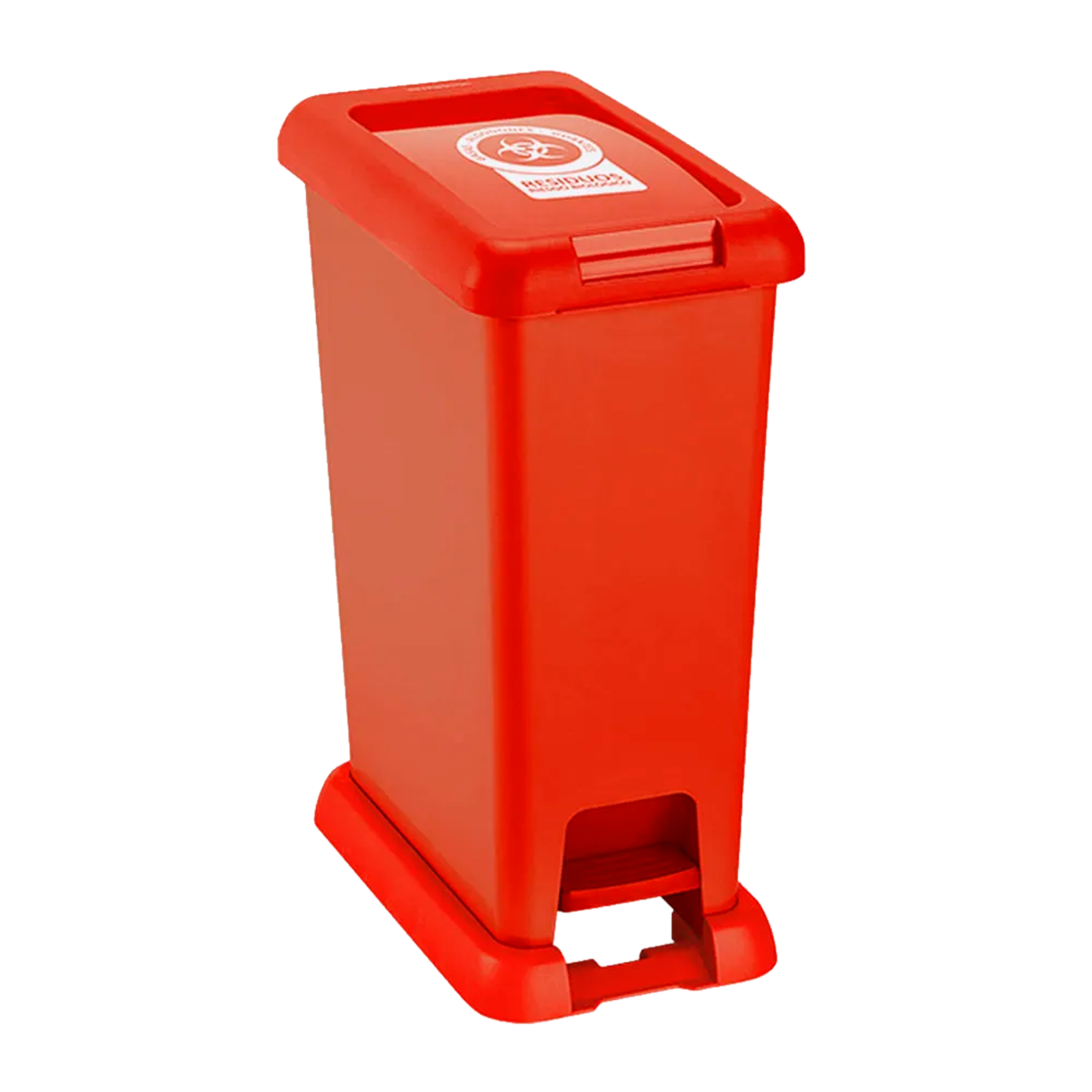 BASURERO PEDAL 20L ROJO RGO BIOL RIMAX