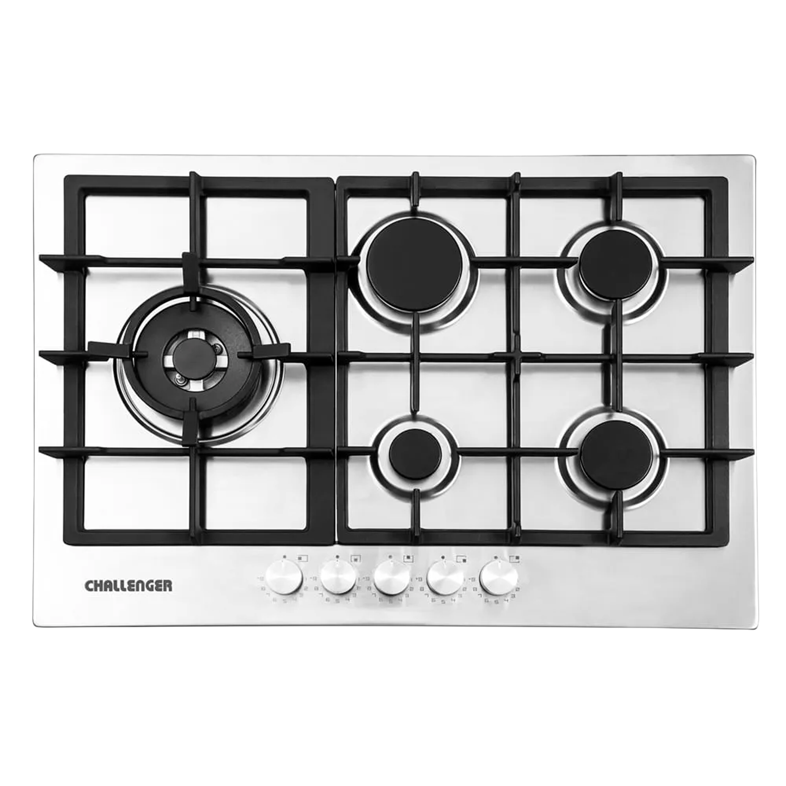 Estufa de Empotrar CHALLENGER 75 cm 5 Puestos Gas Natural - SV 6875 EI