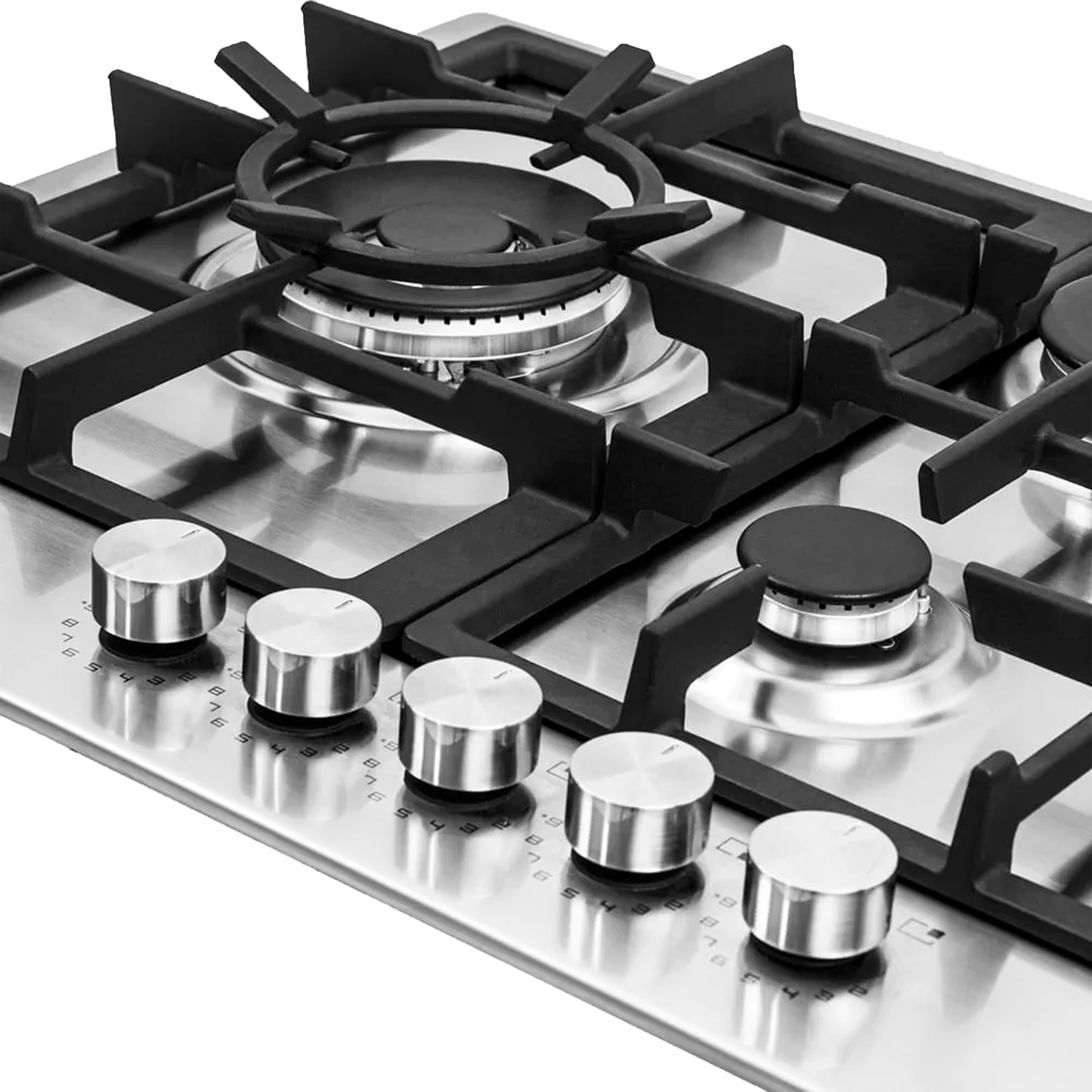Estufa de Empotrar CHALLENGER 75 cm 5 Puestos Gas Natural - SV 6875 EI