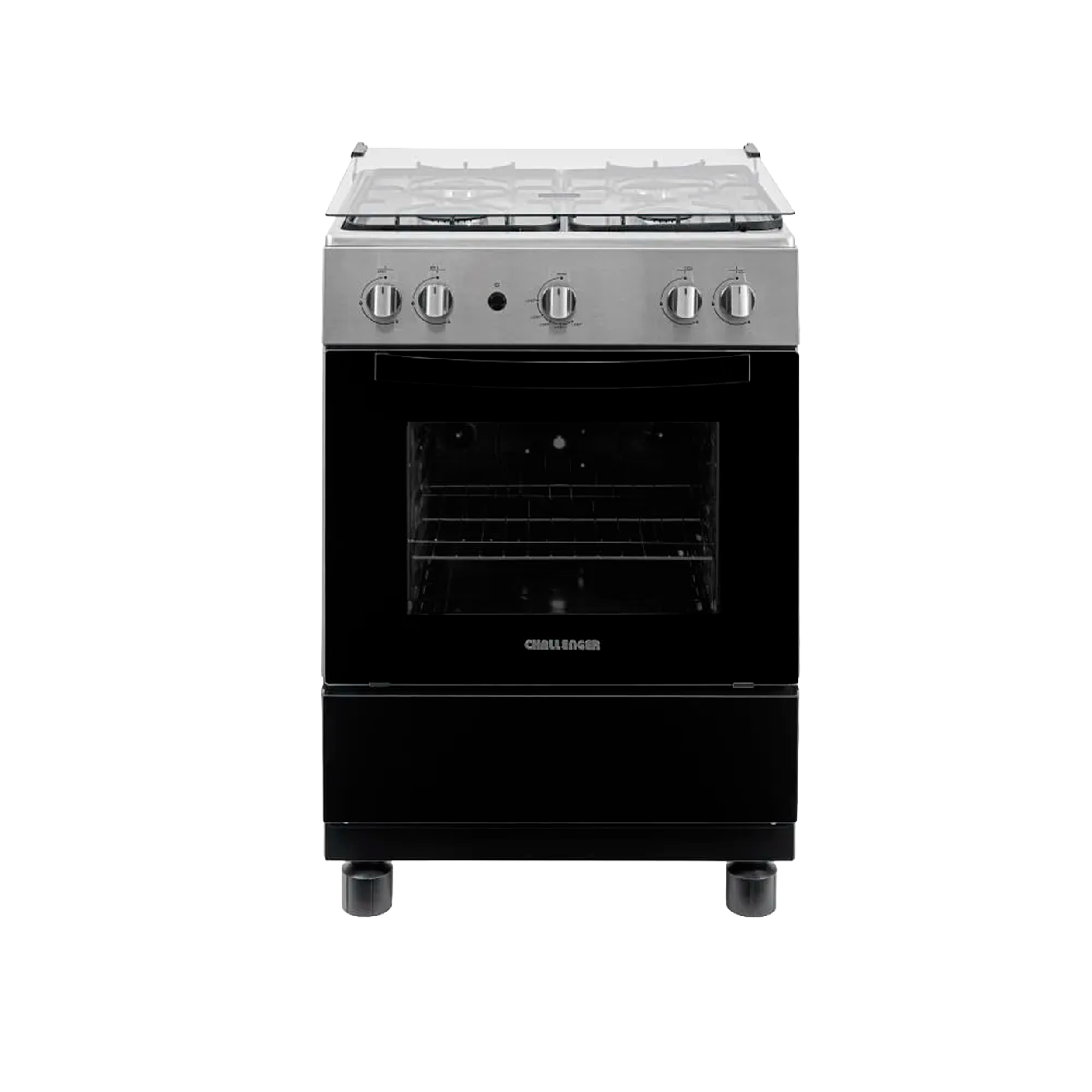 Estufa de piso CHALLENGER 60 cm 4 puestos Gas natural - SI 9461