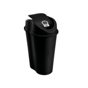 PAPELERA TV 10L NEGRO NO APROV U/E6