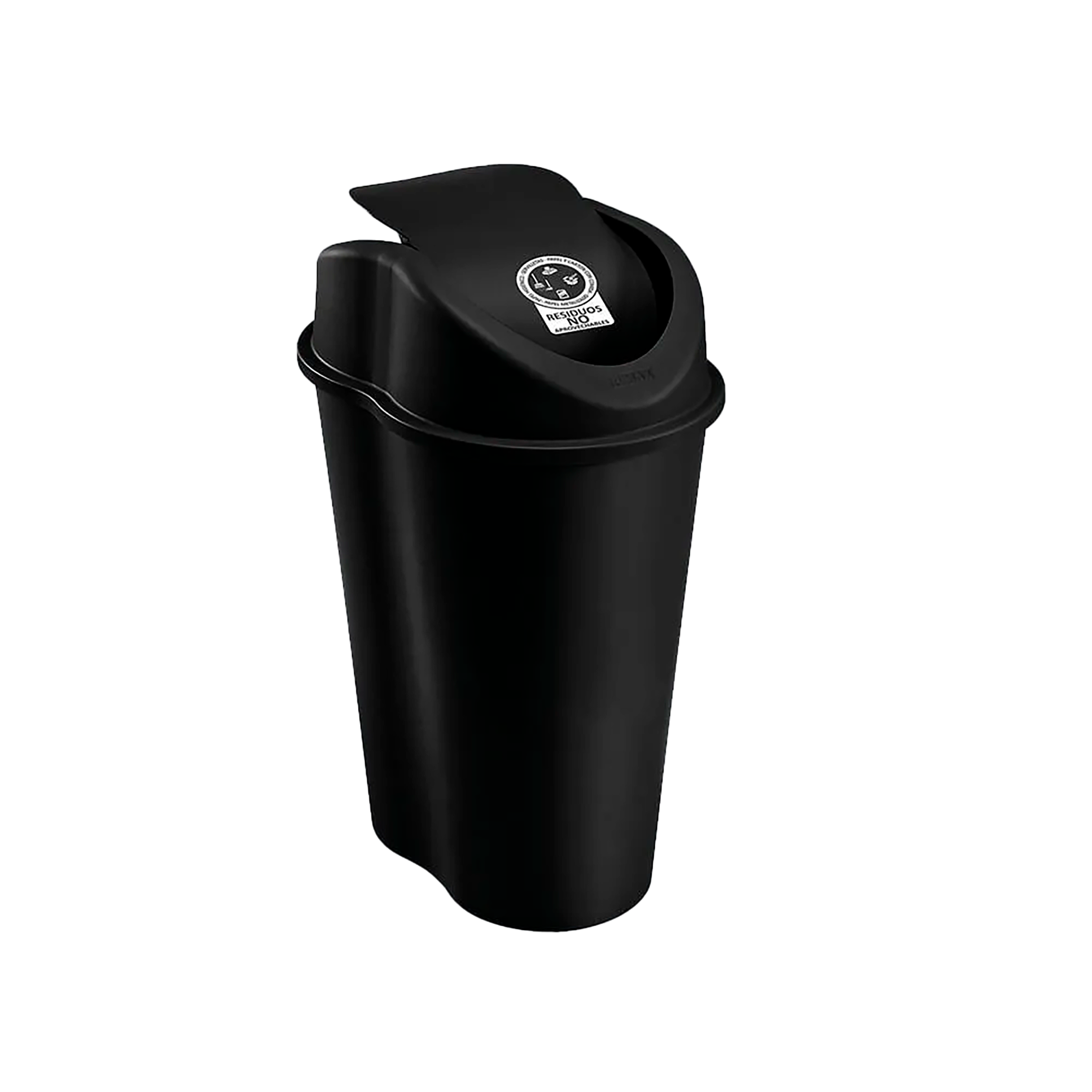 PAPELERA TV 10L NEGRO NO APROV U/E6
