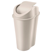 Papelera Style Tapa Vaiven 50 Litros Taupe RIMAX