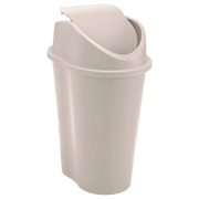 Papelera RIMAX Style Tapa Vaiven Taupe 10 Litros