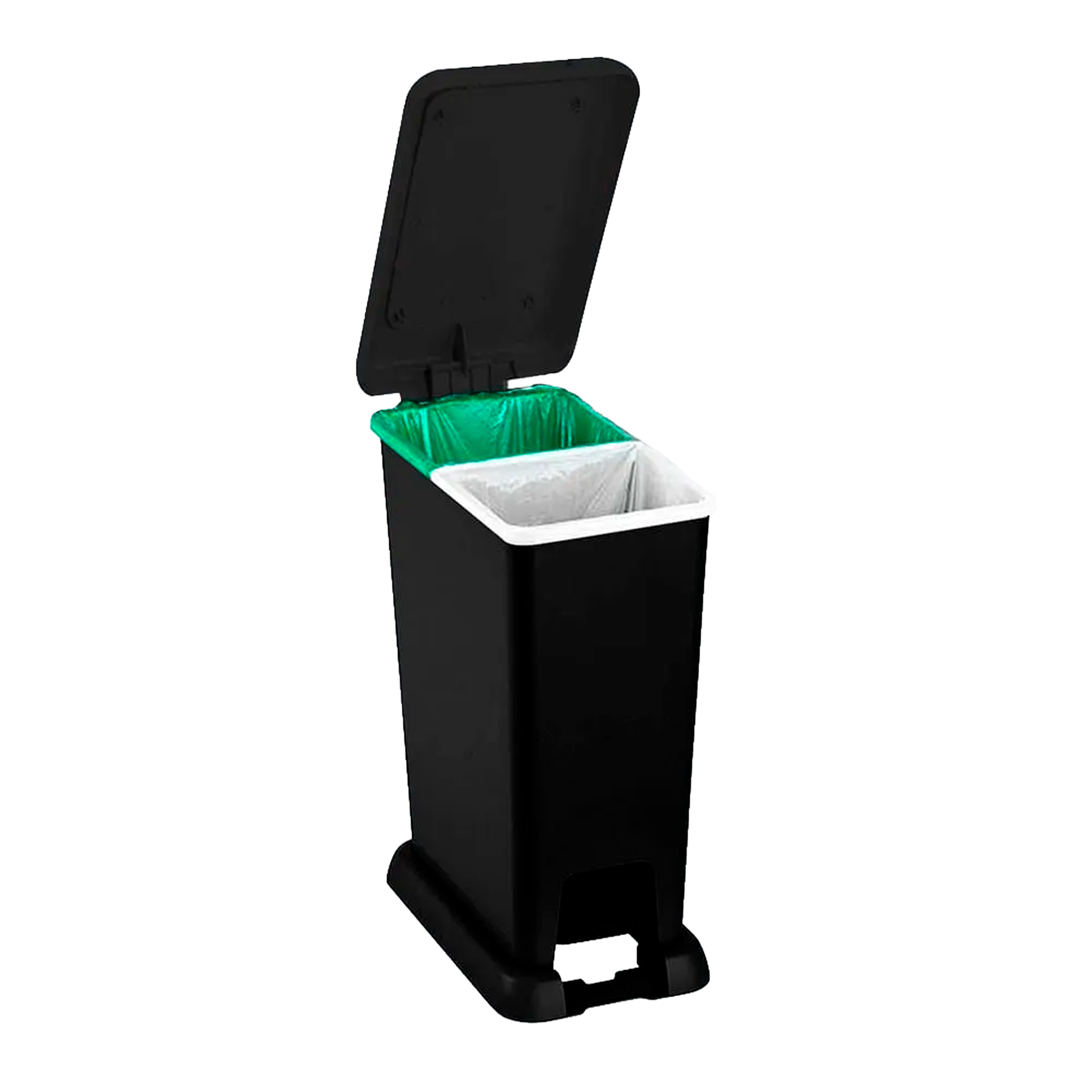 BASURERO PED 35L NEGRO NO APROV RIMAX
