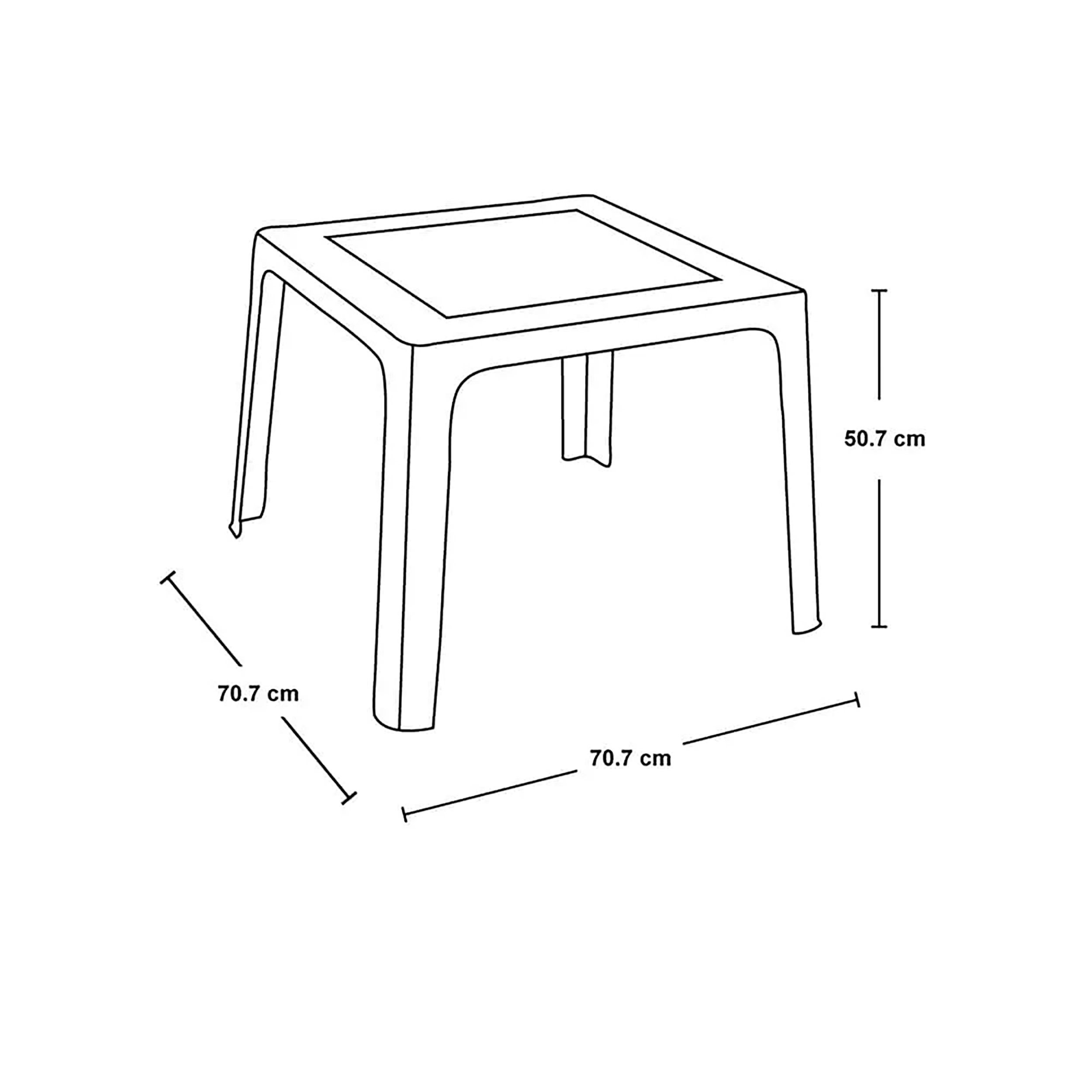 Mesa Pequeñin Azul RIMAX