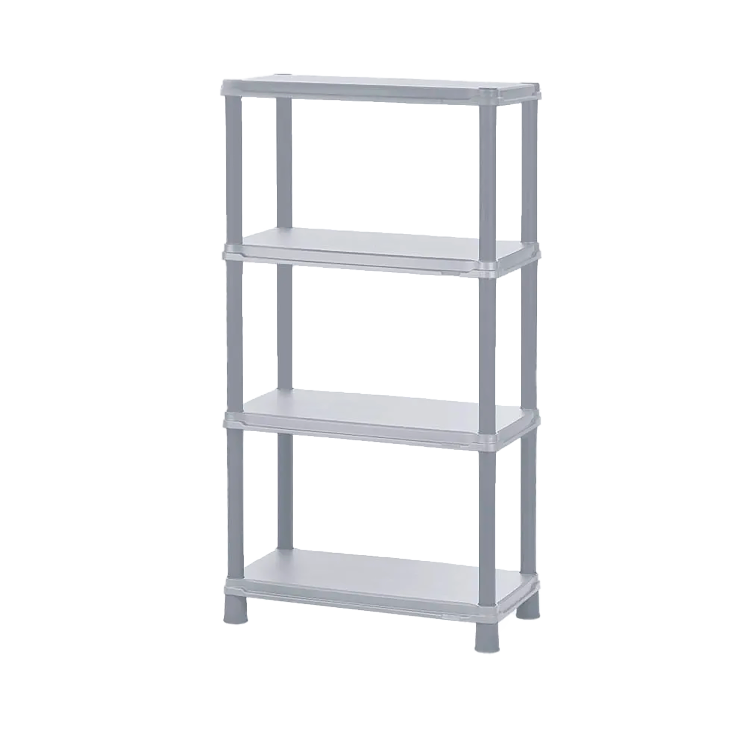 Estante multifuncional de 4 Niveles Solido 15" Gris Hielo RIMAX