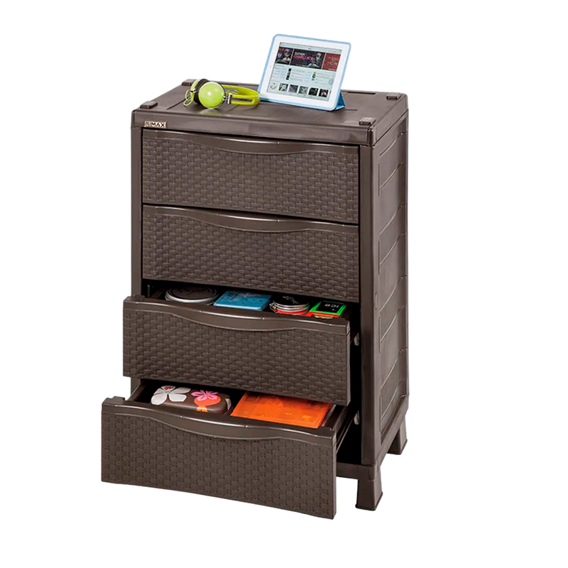 ARMARIO CAJONERO RATTAN WENGUE RIMAX