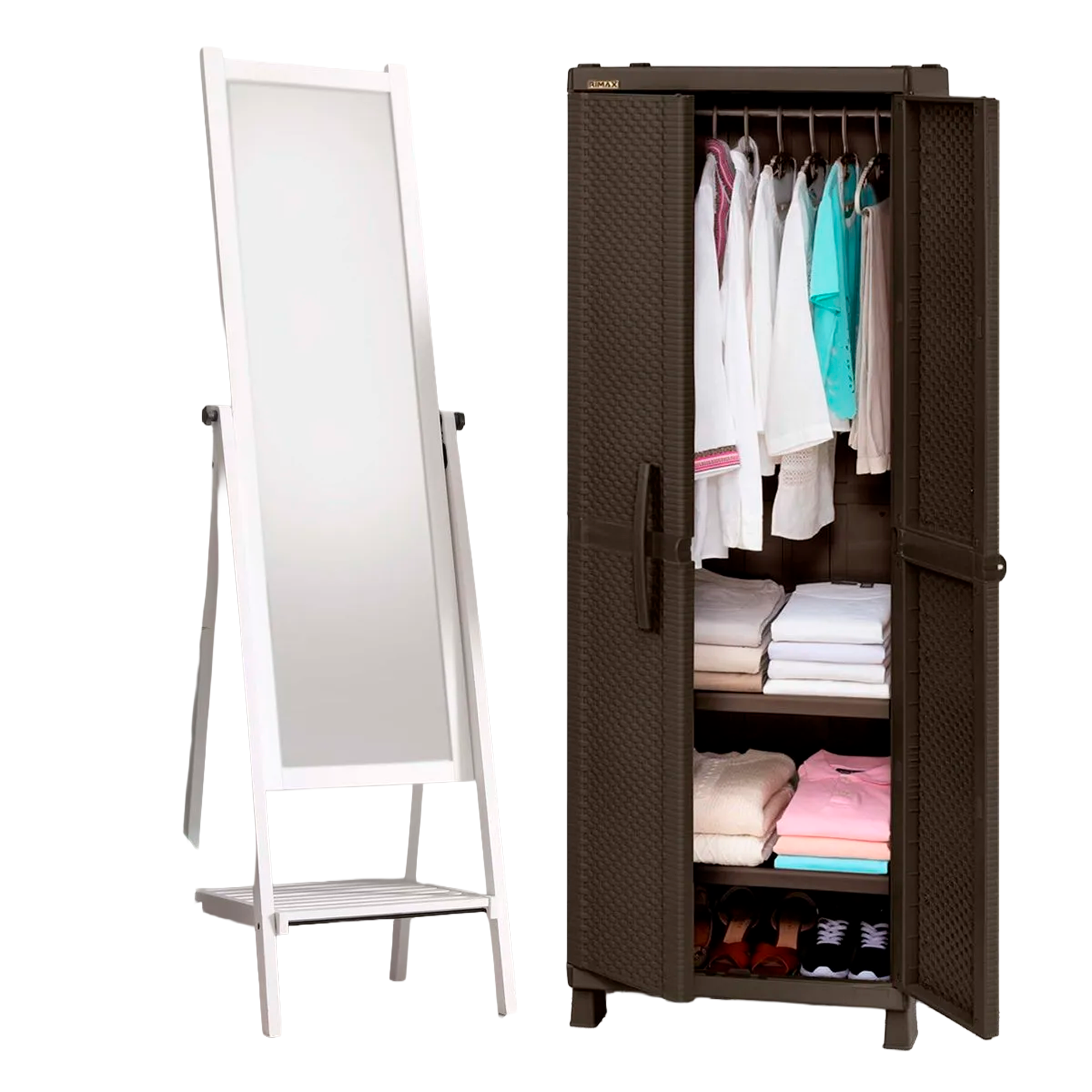 ARMARIO ROPA RATTAN WENGUE RIMAX