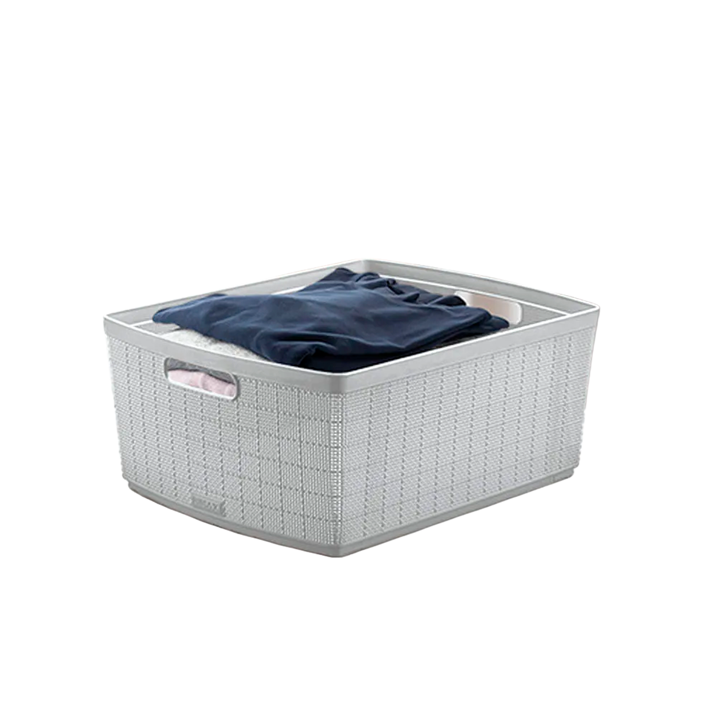CANASTA FIQUE 30L RIMAX GRIS