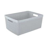 CANASTA FIQUE 30L RIMAX GRIS