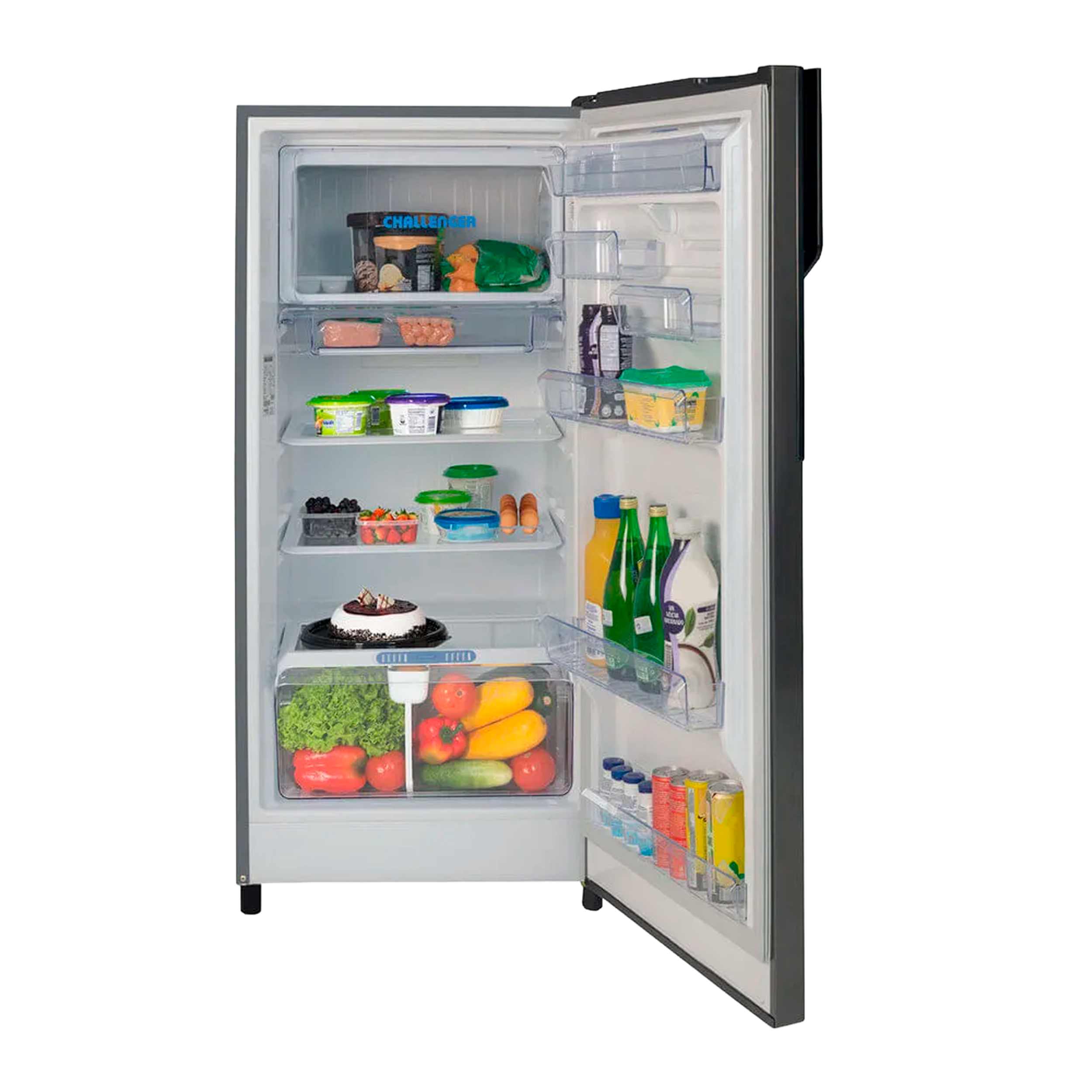 Nevera Frost CHALLENGER Una Puerta 215 Litros CR239 Titanium