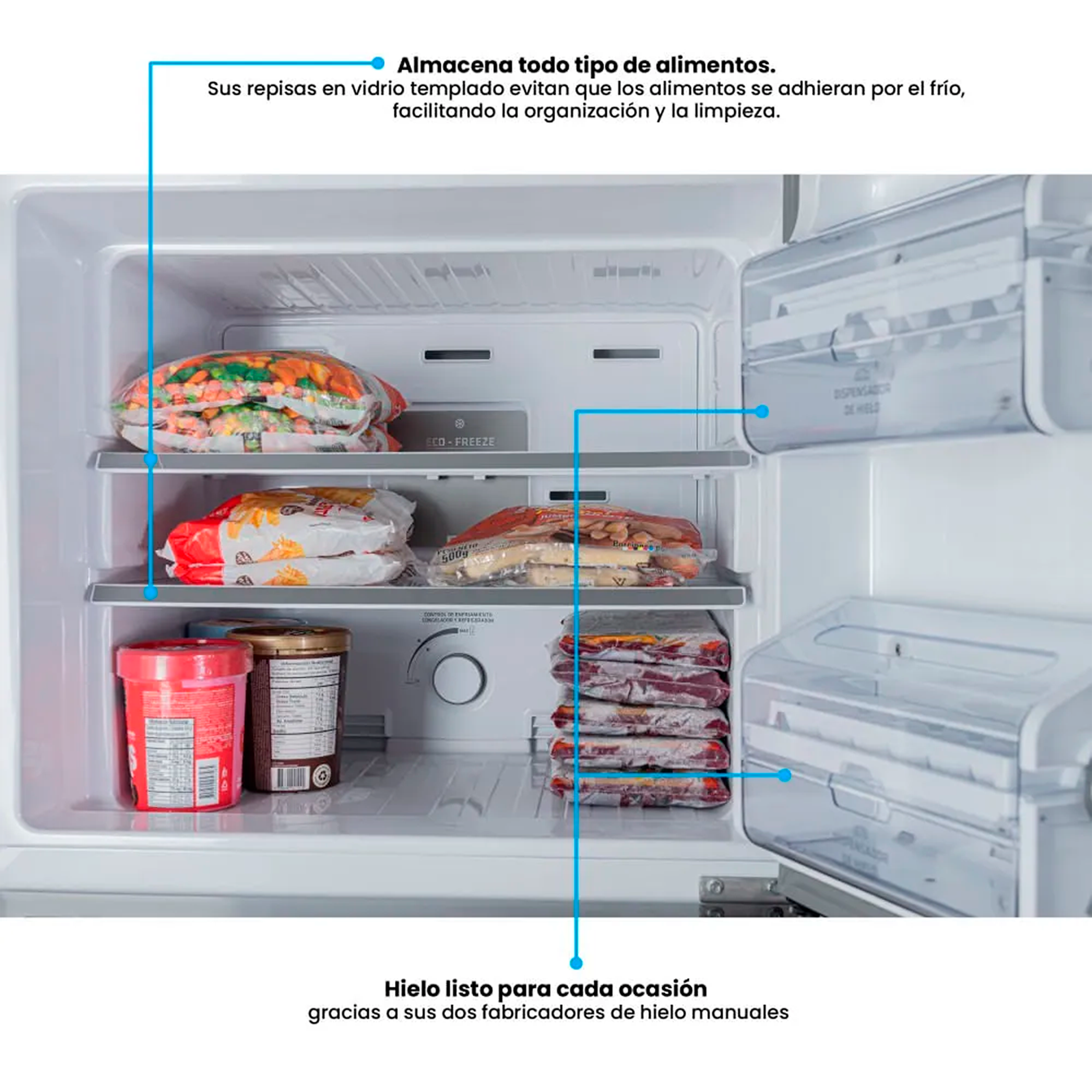 Nevera Challenger No Frost - Serie eCool - 420 Litros Brutos - Display Digital CRA 420