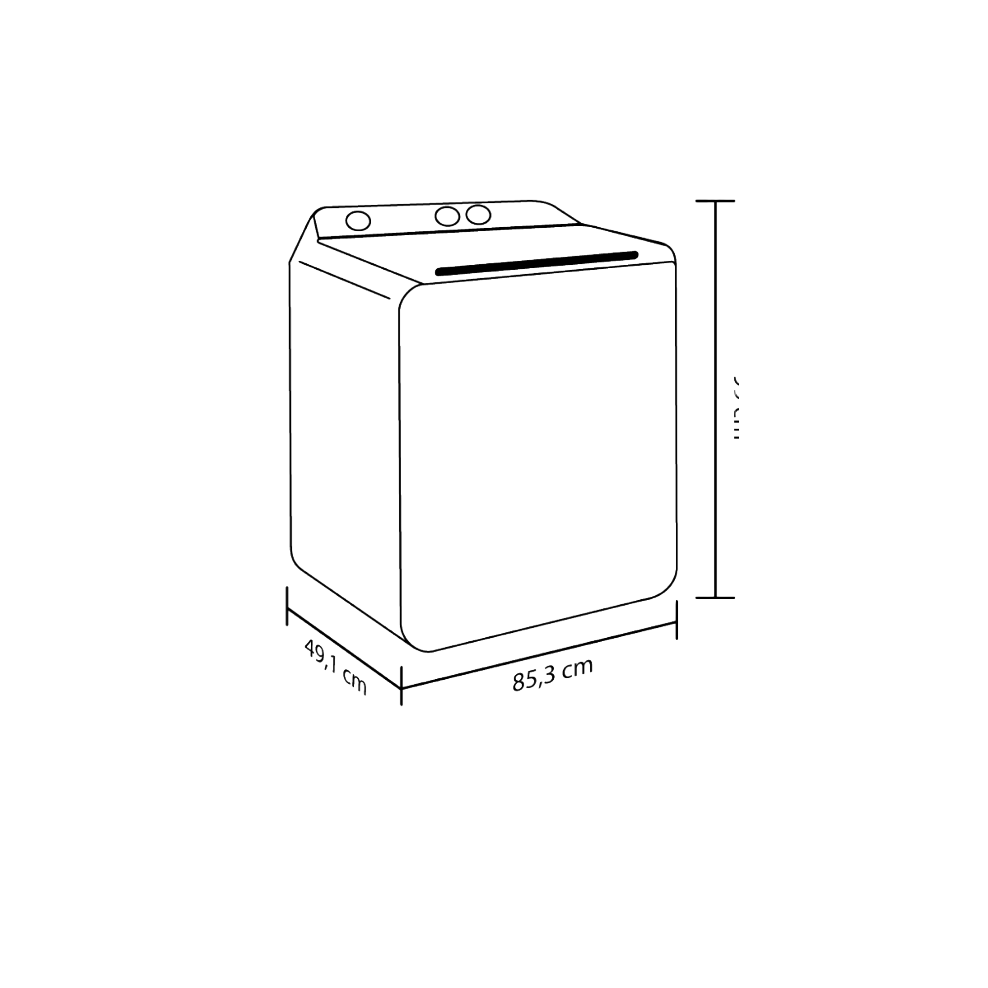 LAVADORA 13KG SEMIAUTOMATICA BCA HACEB