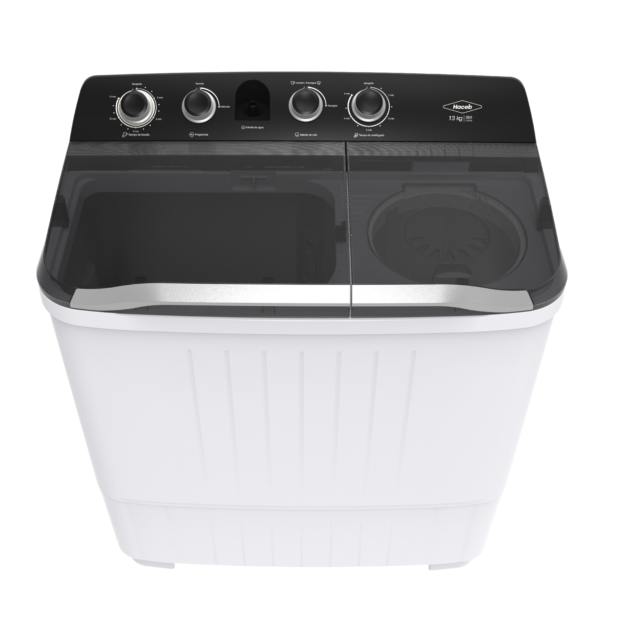 LAVADORA 13KG SEMIAUTOMATICA BCA HACEB