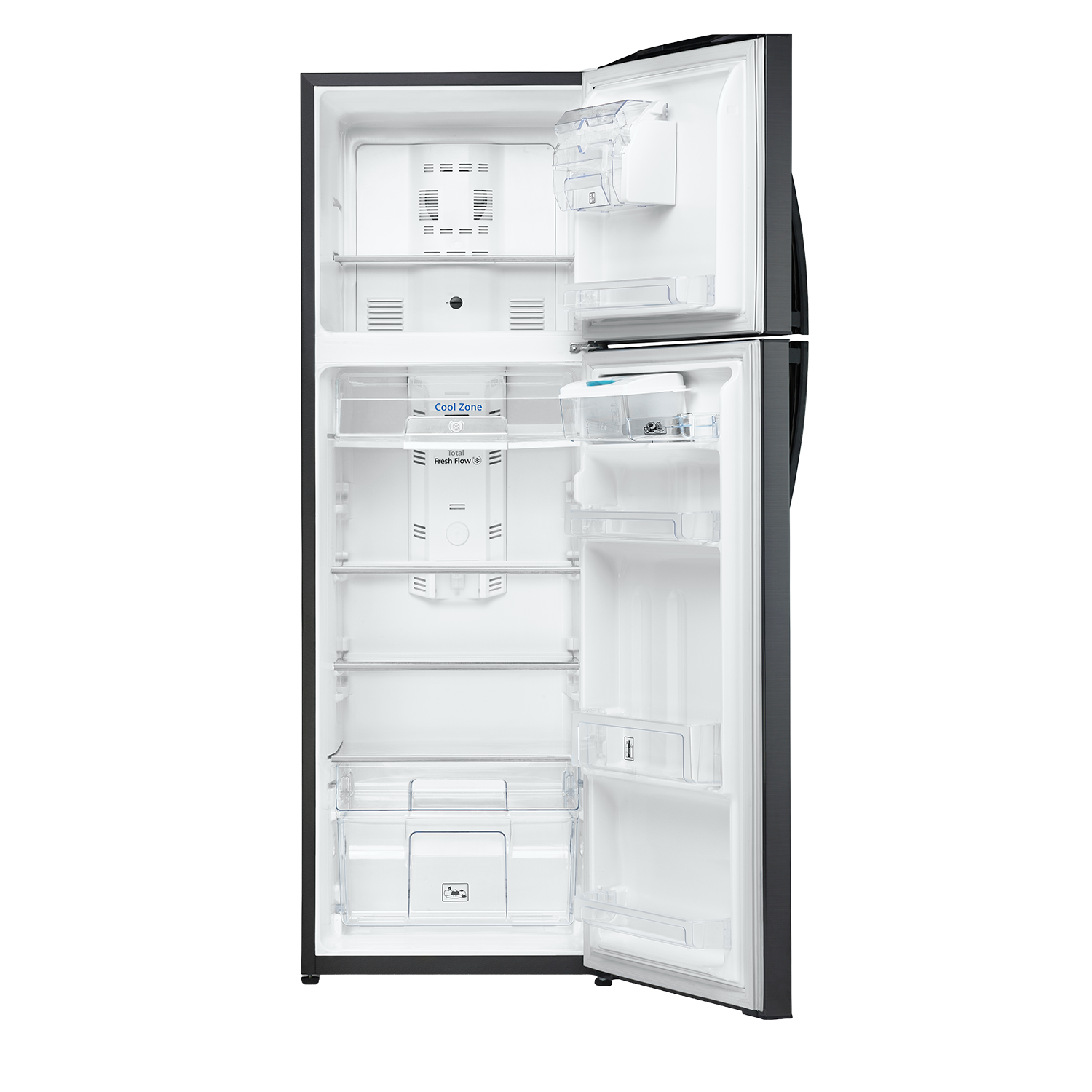 Nevera No Frost 313 L Brutos Black Steel Mabe - RMA313FXCC