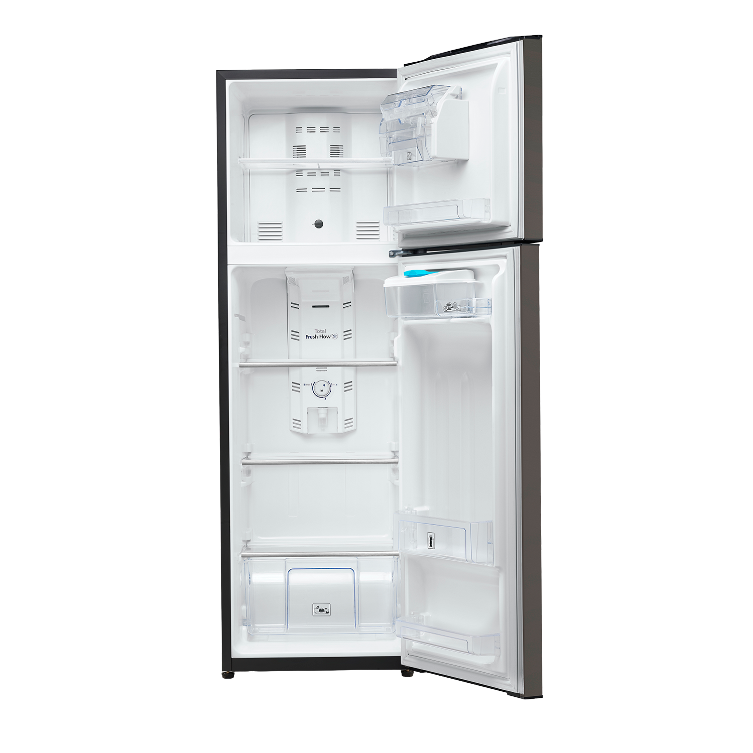 Nevera MABE No Frost Congelador Superior 230 Litros RMA247PJCG Grafito