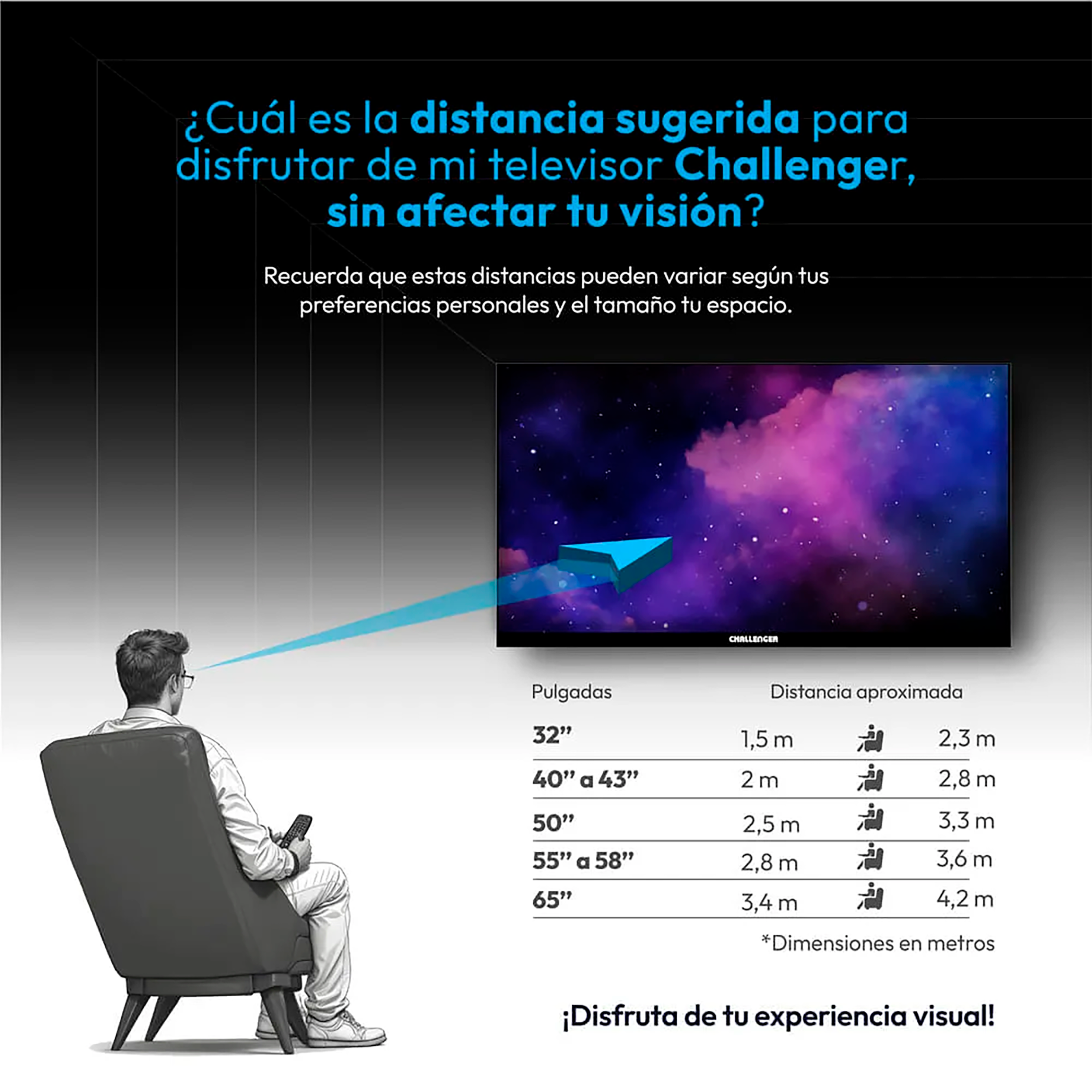 TV 58" LED GOOGLE TV 58KG290 CHALLENGER