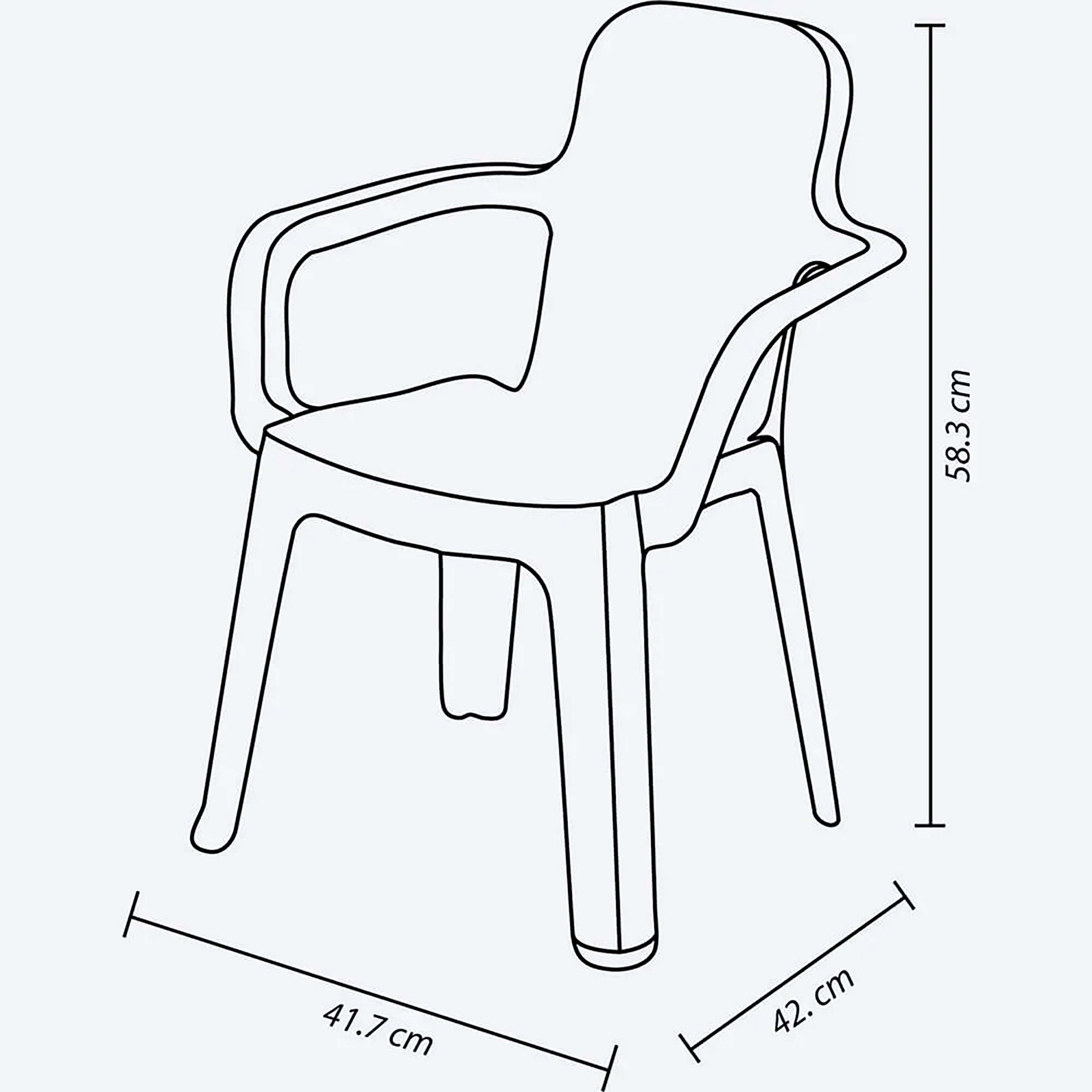 Silla Kinder Infantil Verde Menta RIMAX