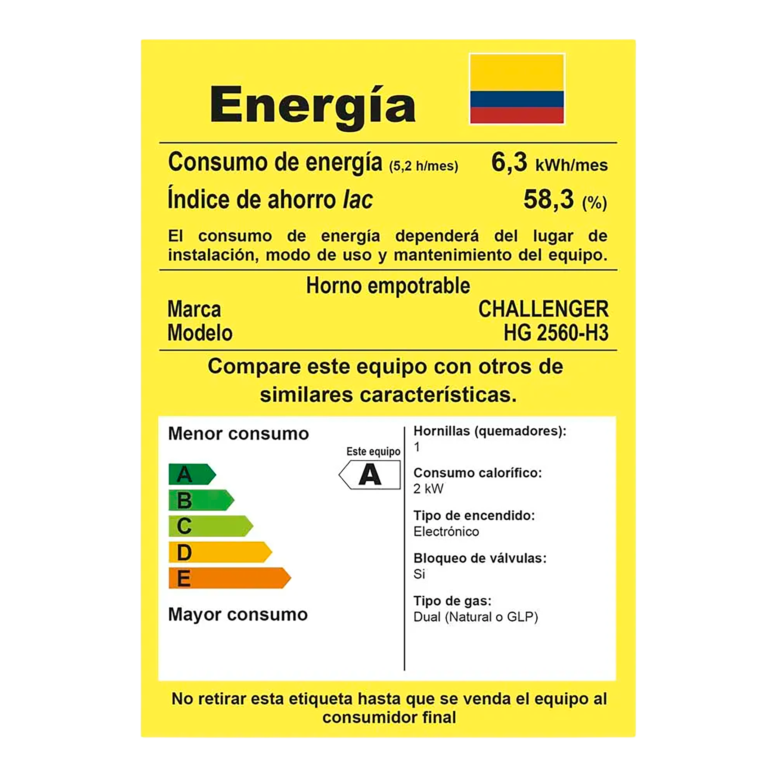 HORNO GN/DOR.120V/E.E/NEGR/SQ CHALLENGE