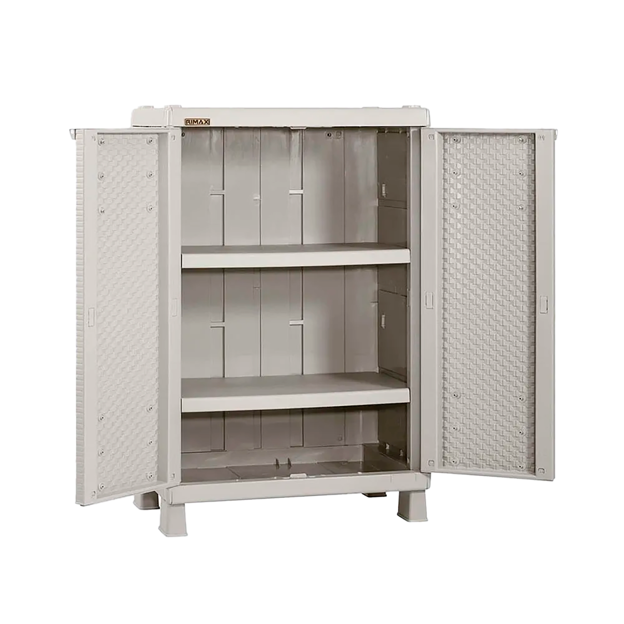 Armario Mediano Apariencia Rattan Taupe RIMAX