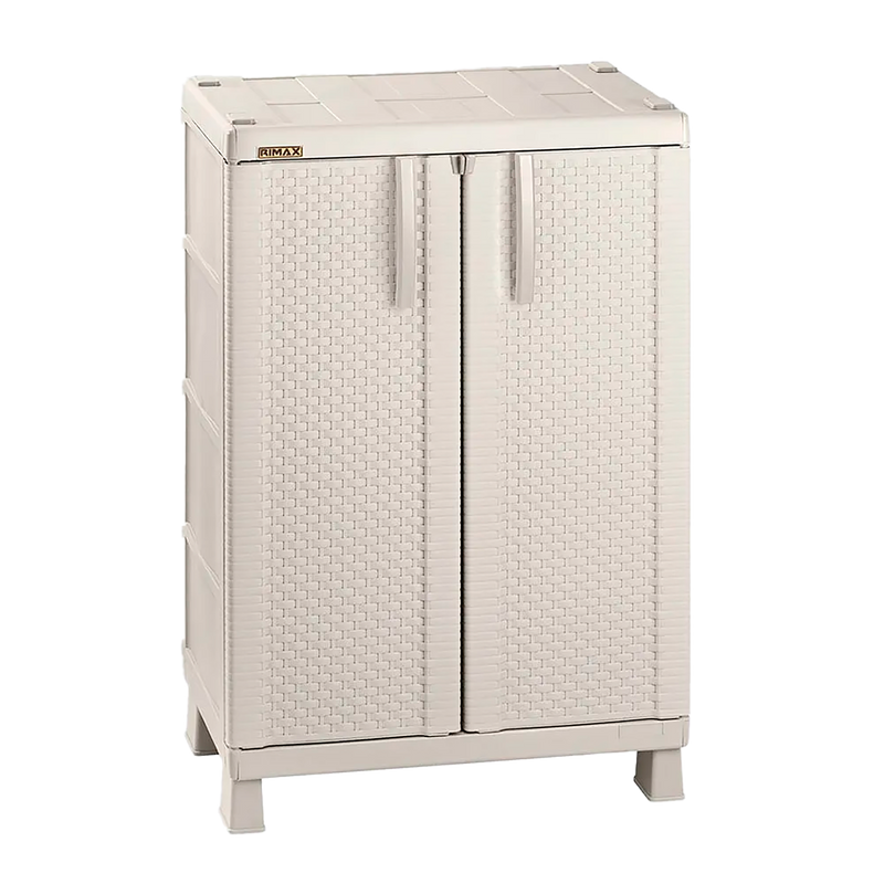 Armario Mediano Apariencia Rattan Taupe RIMAX