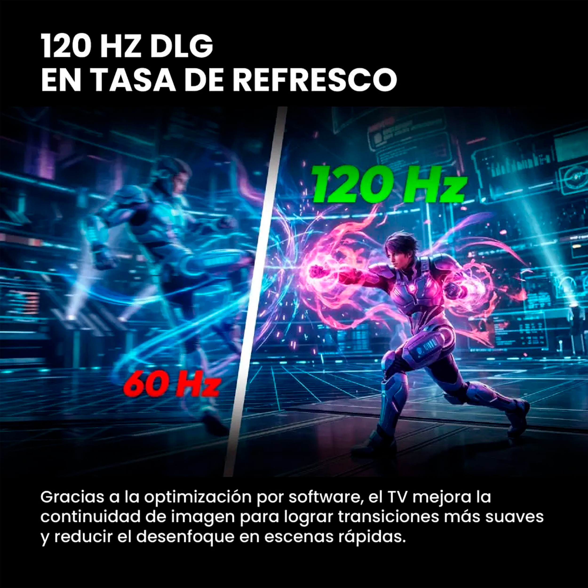 Televisor CHALLENGER KSF 50" 4K UHD Google TV GAMING 50TG2771