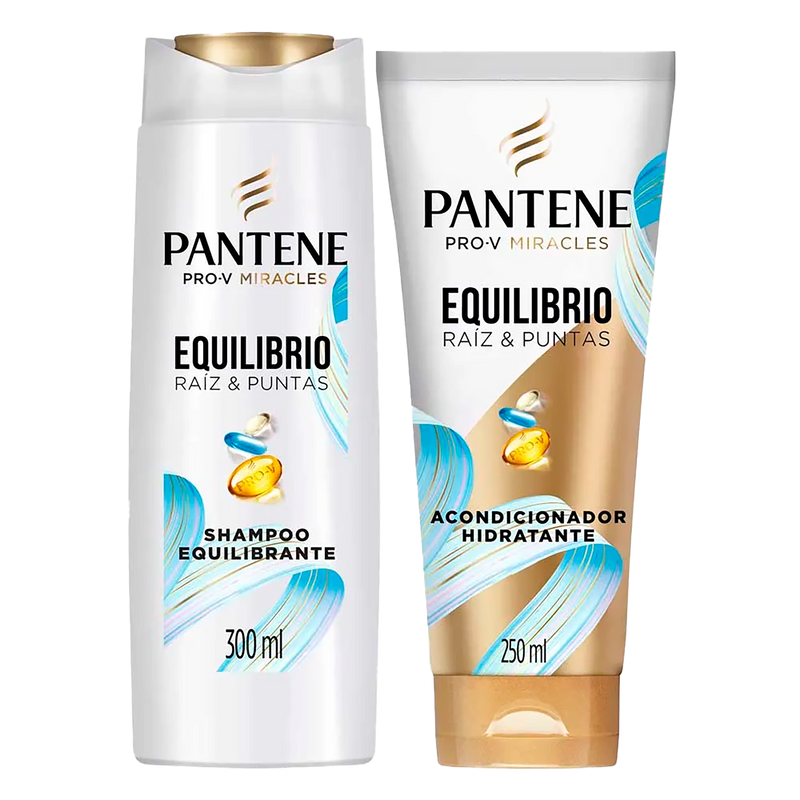 SHAMPOO 300ML + ACONDICIONADOR 250ML EQUILIBRIO RAIZ & PUNTAS