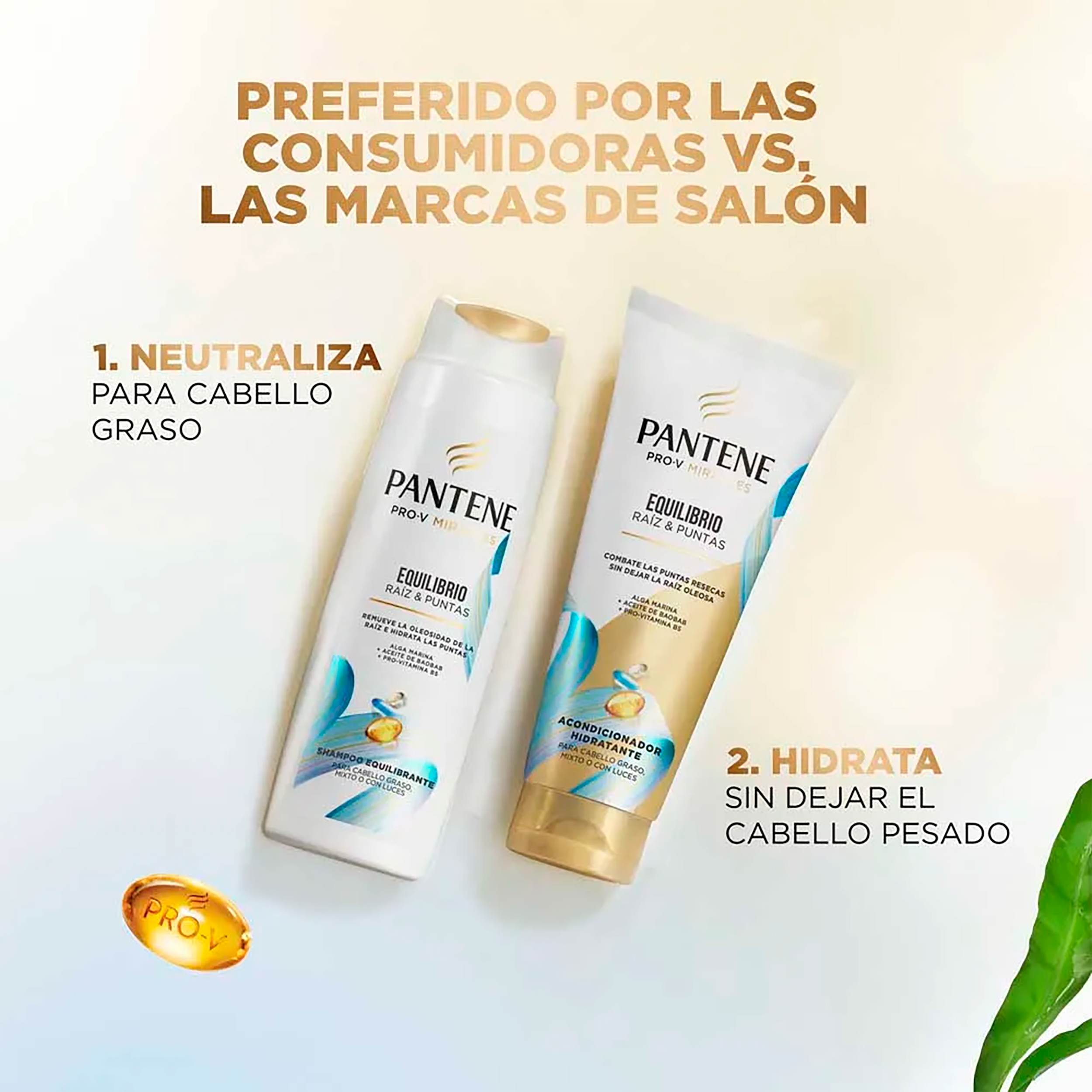 SHAMPOO 300ML + ACONDICIONADOR 250ML EQUILIBRIO RAIZ & PUNTAS