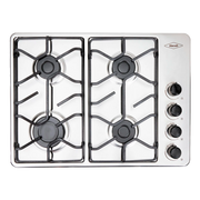 Estufa de empotrar Haceb inox 60x43 cm platina a gas propano
