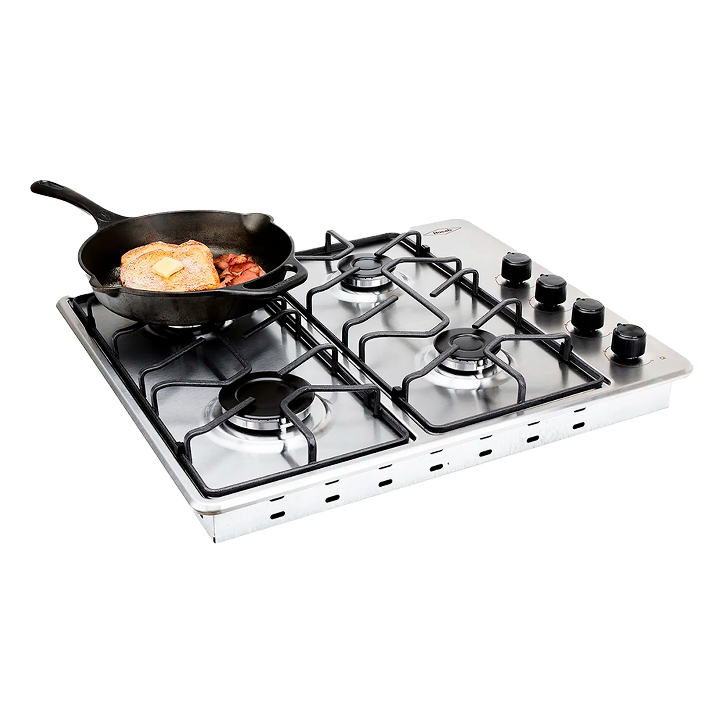 Estufa de empotrar Haceb inox 60x51 cm platina a gas natural