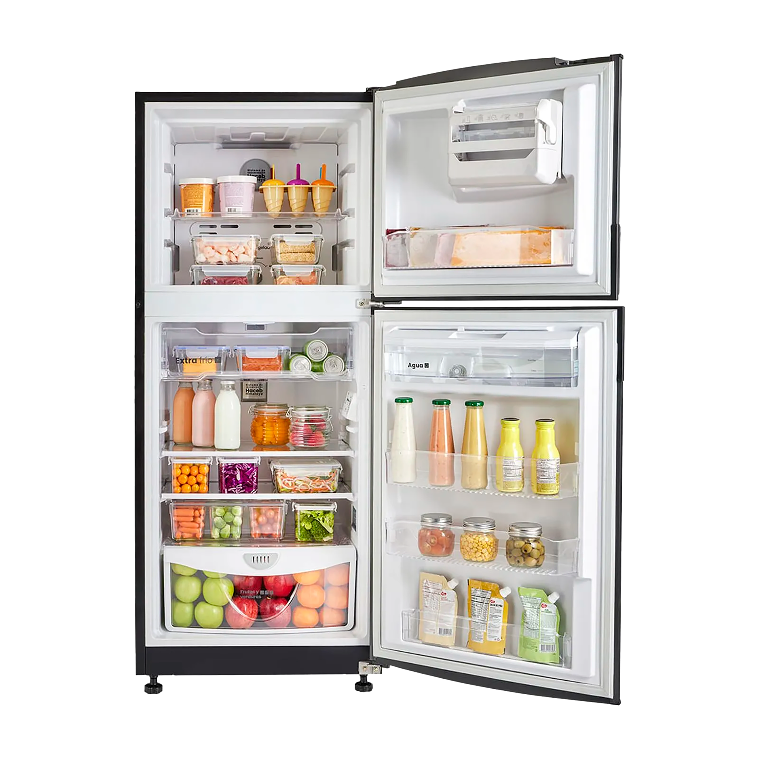 Nevera Haceb No Frost 243 Litros Manija Integrada Gris Plomo