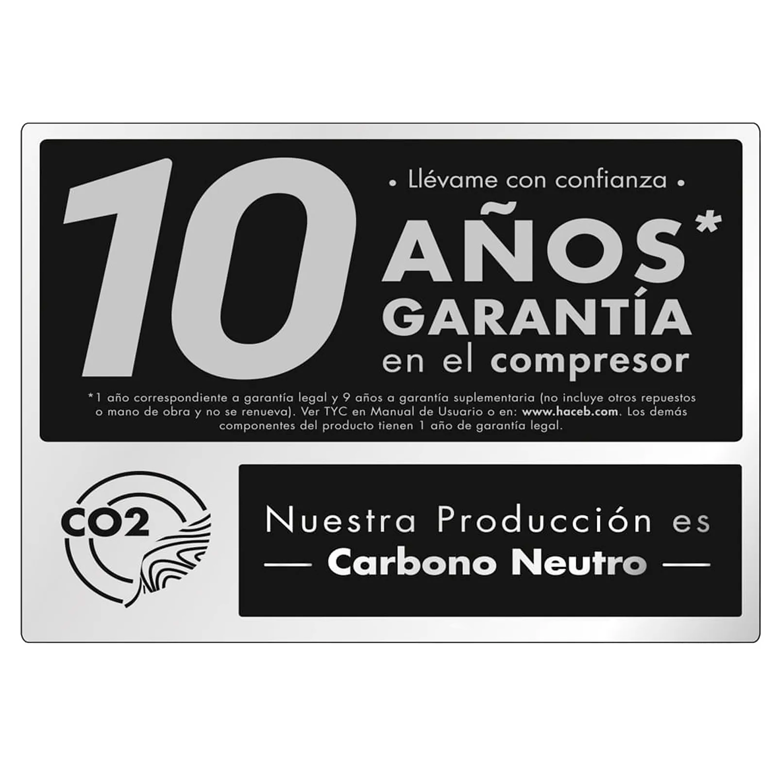 Nevera Haceb No Frost 243 Litros Manija Integrada Gris Plomo