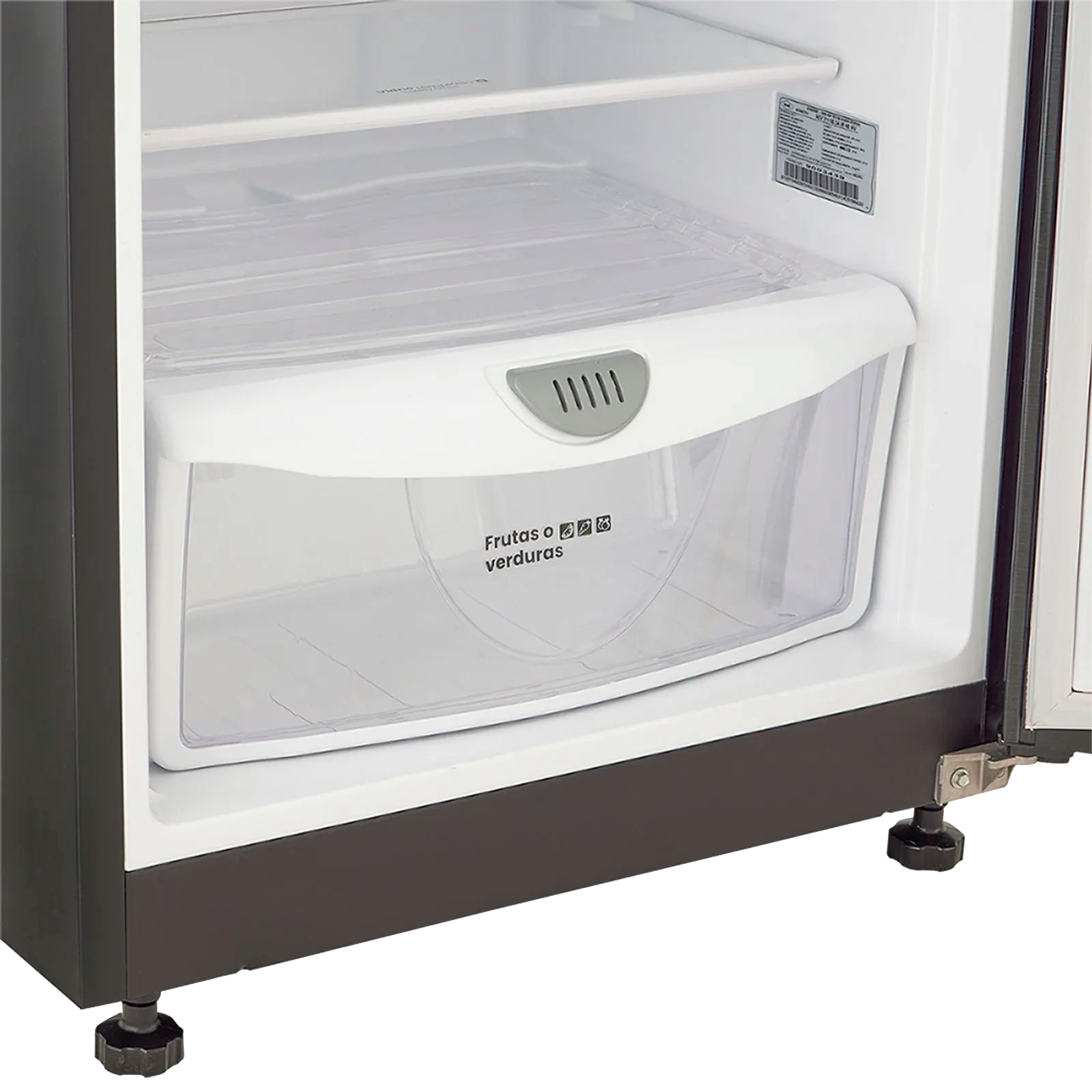 Nevera HACEB No Frost Congelador Superior 294 Litros con Dispensador de Agua Manija Integrada Inverter Negro Esmeralda
