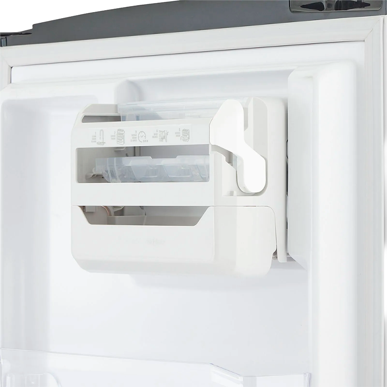 Nevera HACEB No Frost Congelador Superior 294 Litros con Dispensador de Agua Manija Integrada Inverter Negro Esmeralda