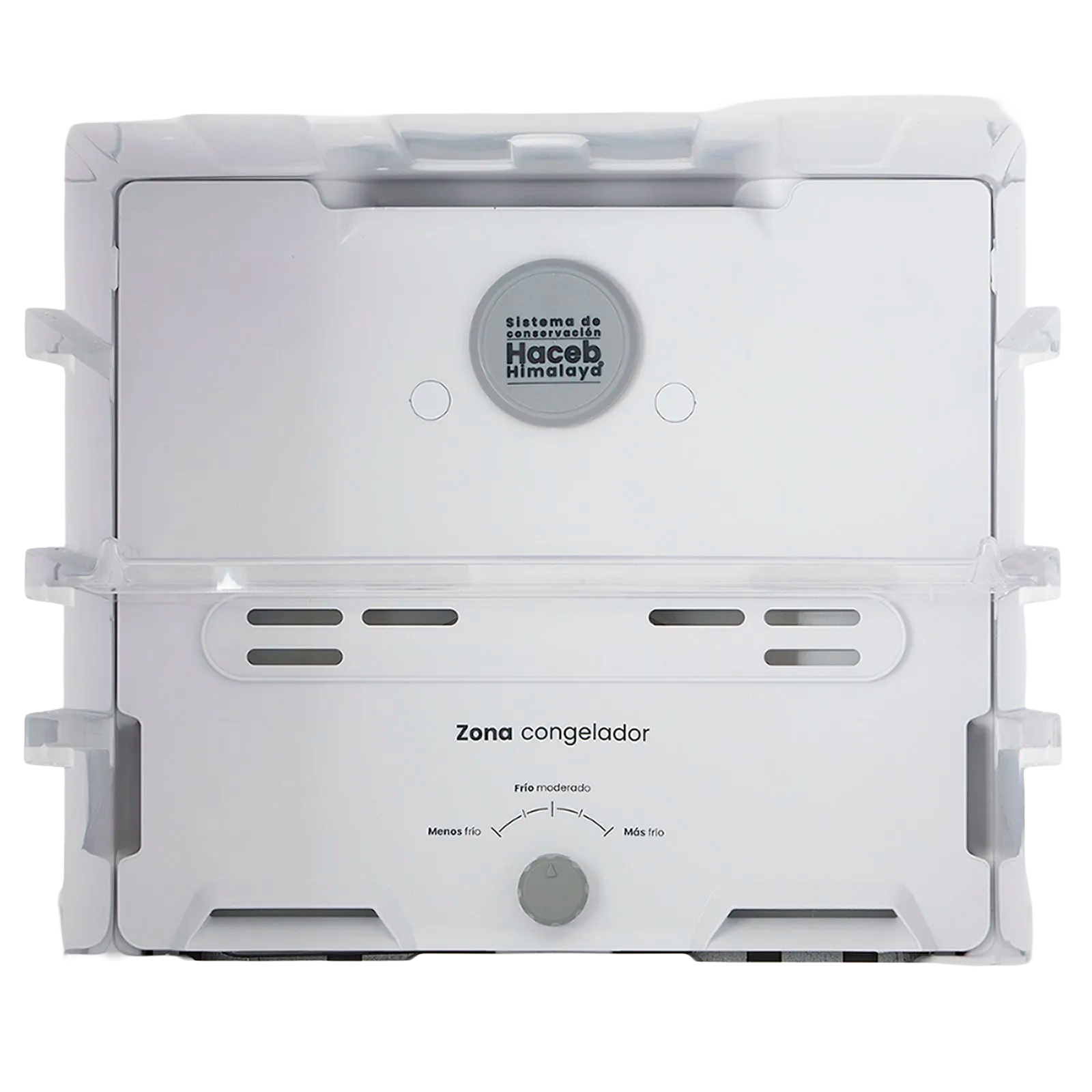 Nevera HACEB No Frost Congelador Superior 294 Litros con Dispensador de Agua Manija Integrada Inverter Negro Esmeralda
