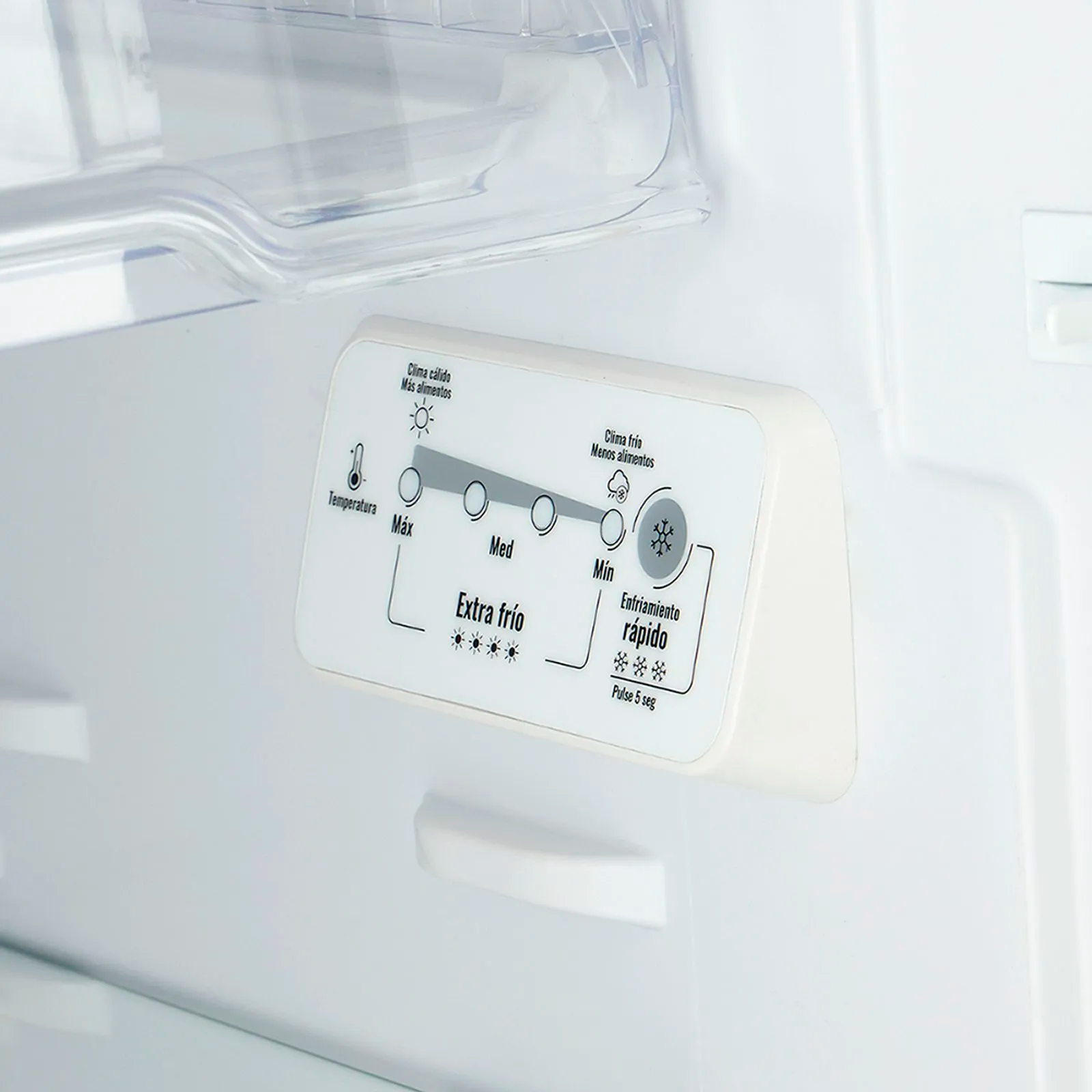 Nevera HACEB No Frost Congelador Superior 294 Litros con Dispensador de Agua Manija Integrada Inverter Negro Esmeralda