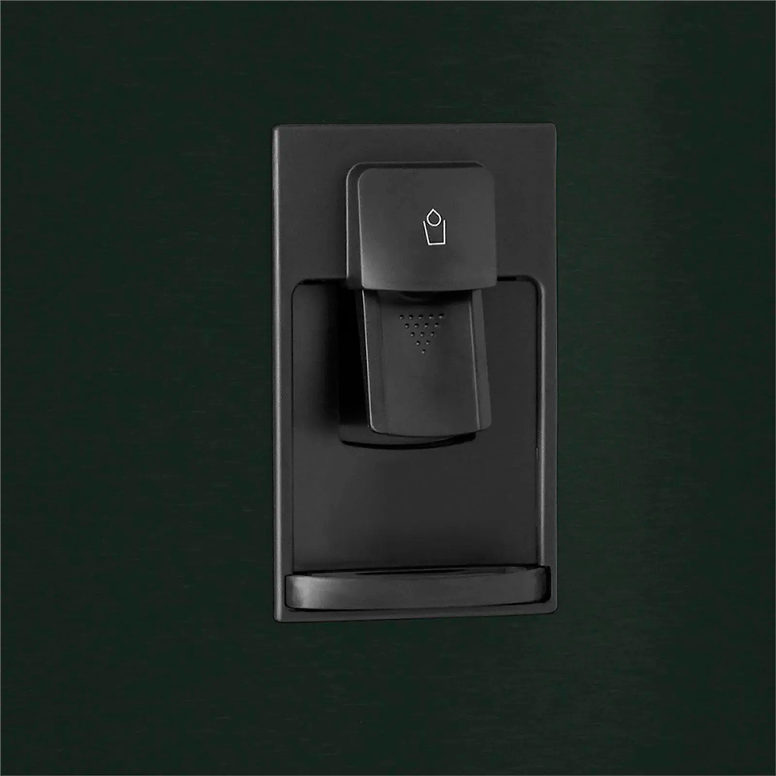 Nevera HACEB No Frost Congelador Superior 294 Litros con Dispensador de Agua Manija Integrada Inverter Negro Esmeralda