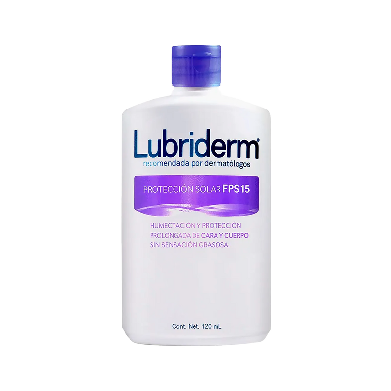 CREMA CORPORAL LUBRIDERM® PROTECCION SOLAR FPS 15 x120ml