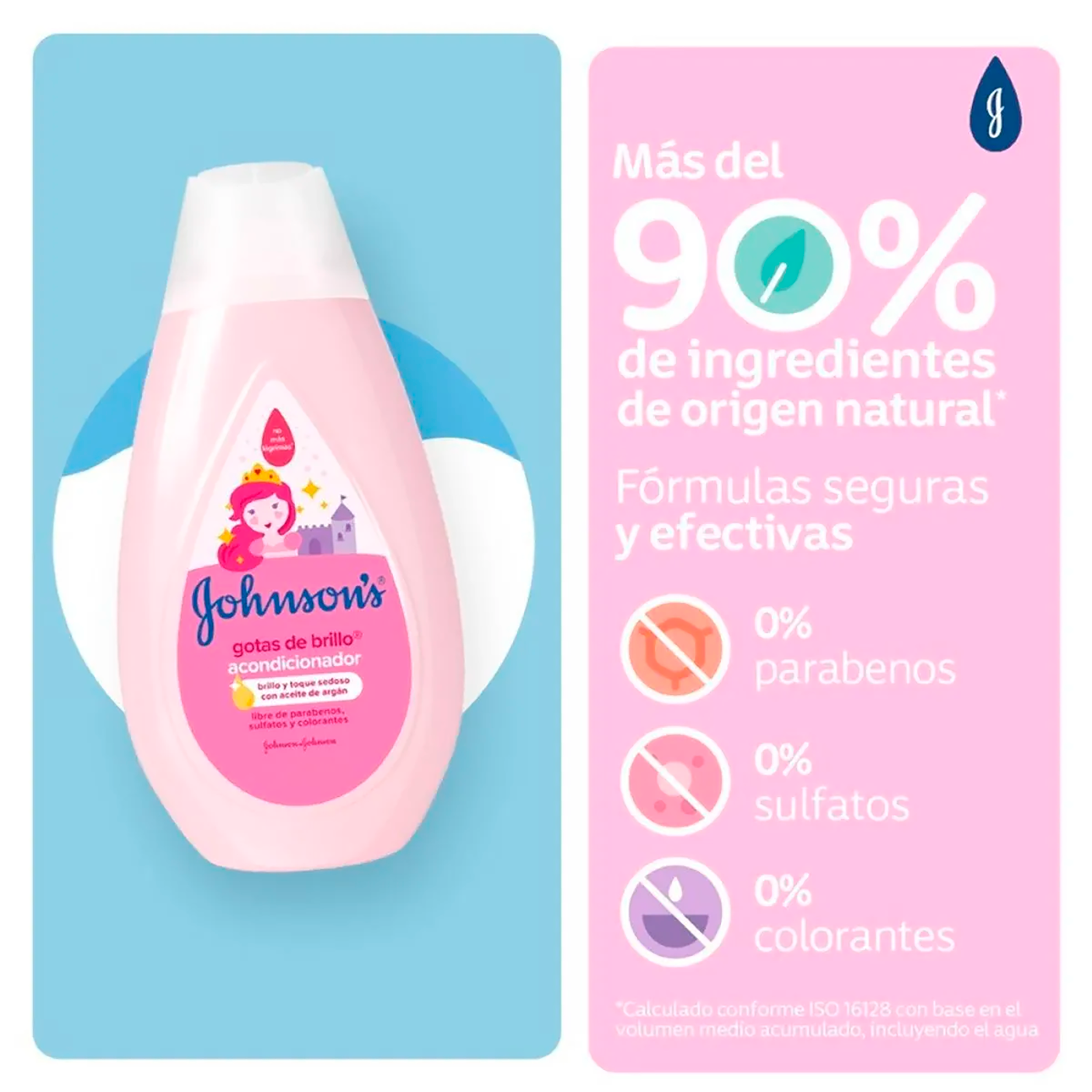ACONDICIONADOR JOHNSON'S® GOTAS DE BRILLO X400ML