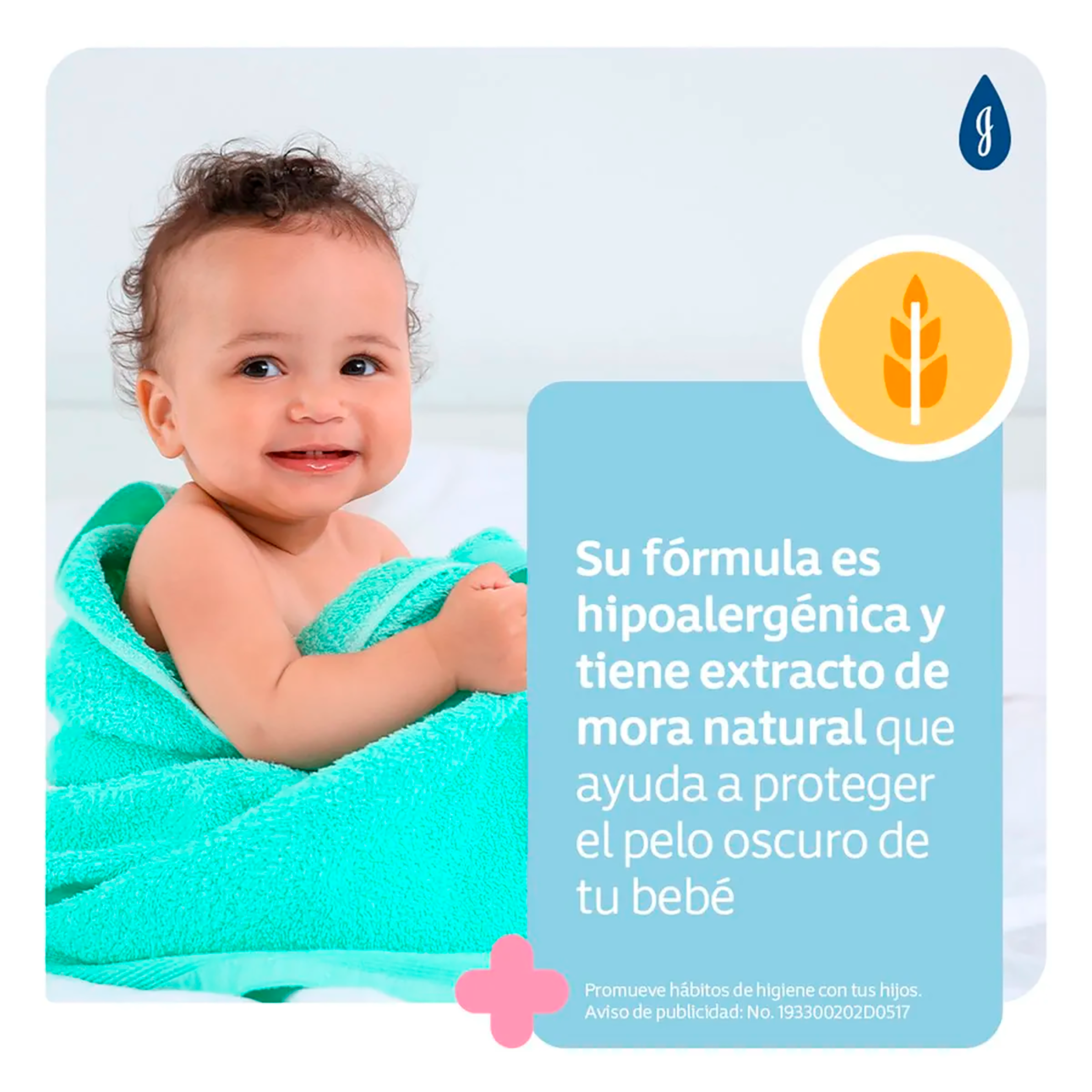 SAHMPOO JOHNSON'S® CABELLO OSCURO X200ML