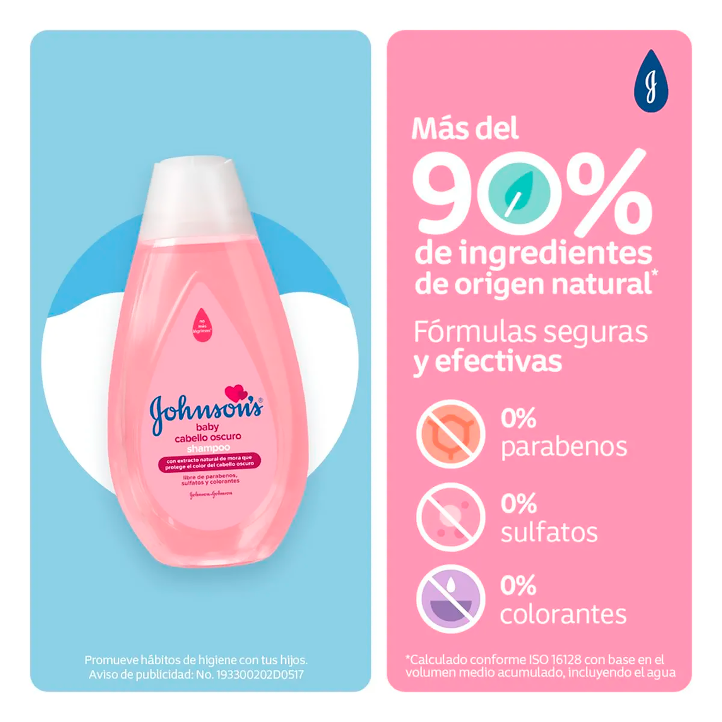 SAHMPOO JOHNSON'S® CABELLO OSCURO X200ML