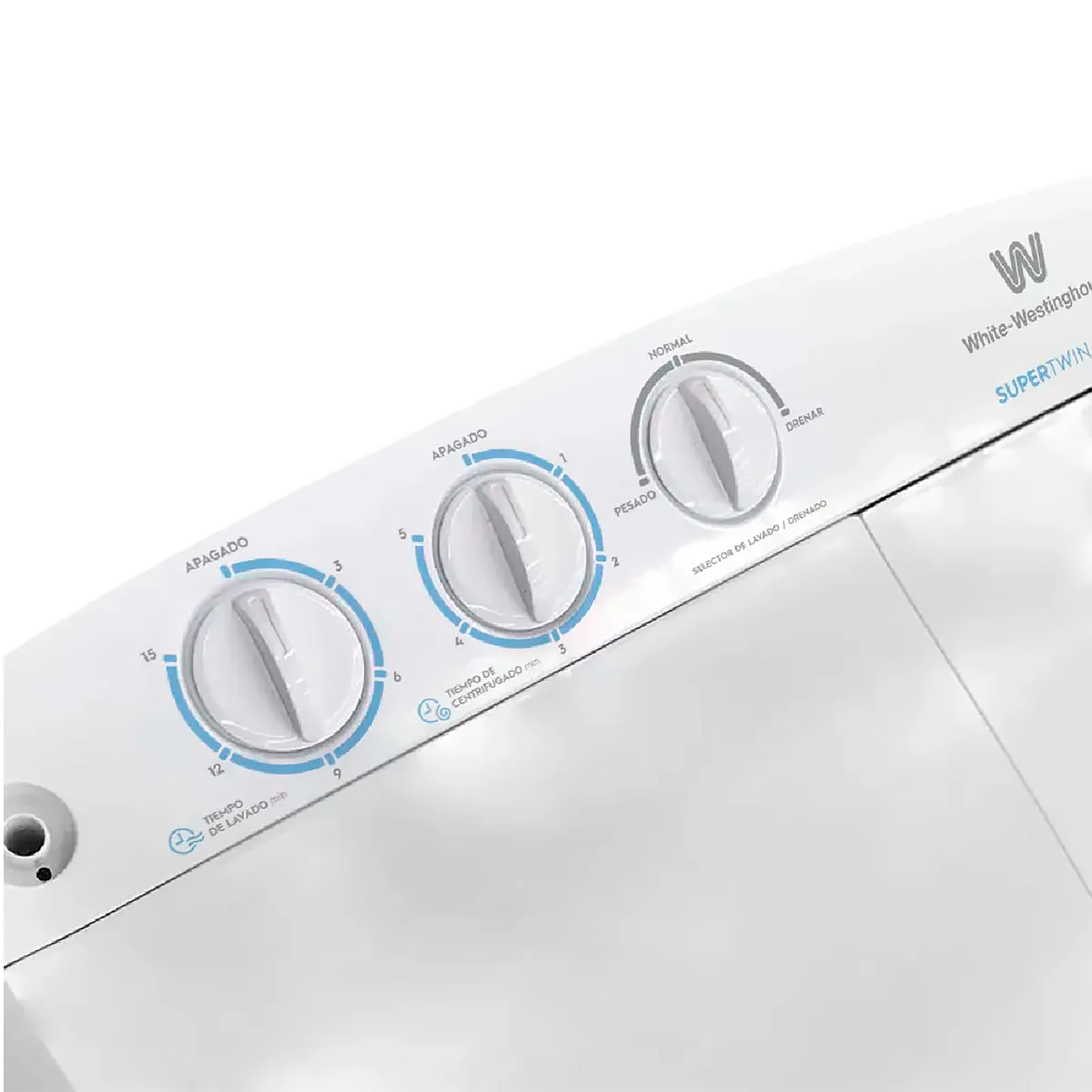 LAVADORA 7 KG DOBLE TINA WHITE-WESTINHOU