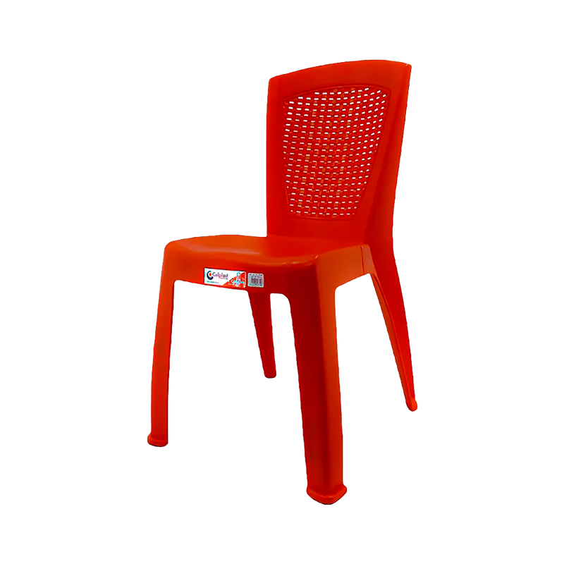 Silla Calypso Sin Brazos Rojo Colplast