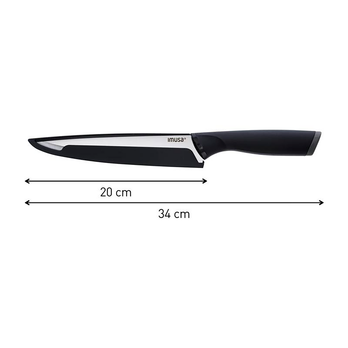Cuchillo Rebanador IMUSA Talent 20 cm Negro
