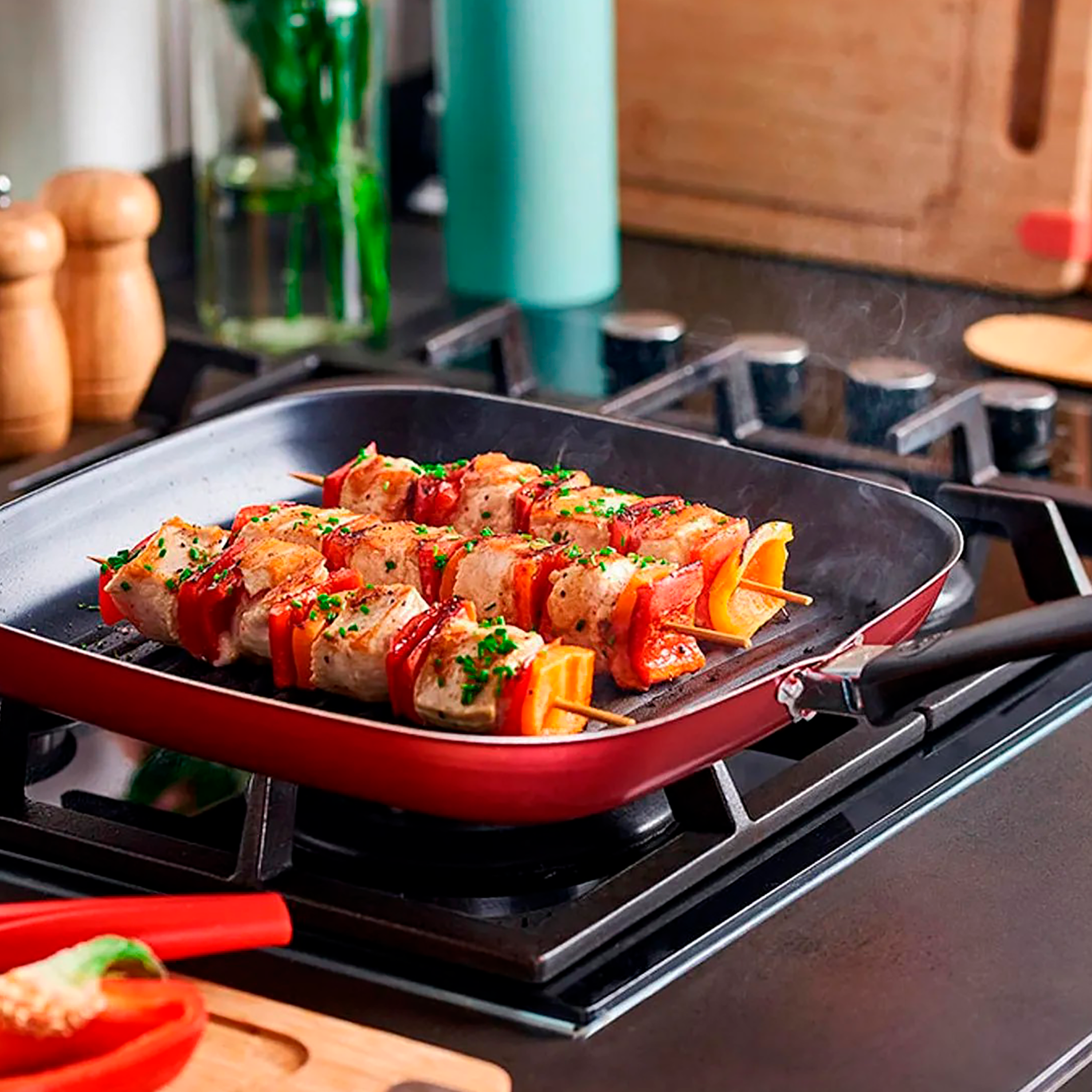 PLANCHA ILKO ANTIADH 28X28CM JUST COOK